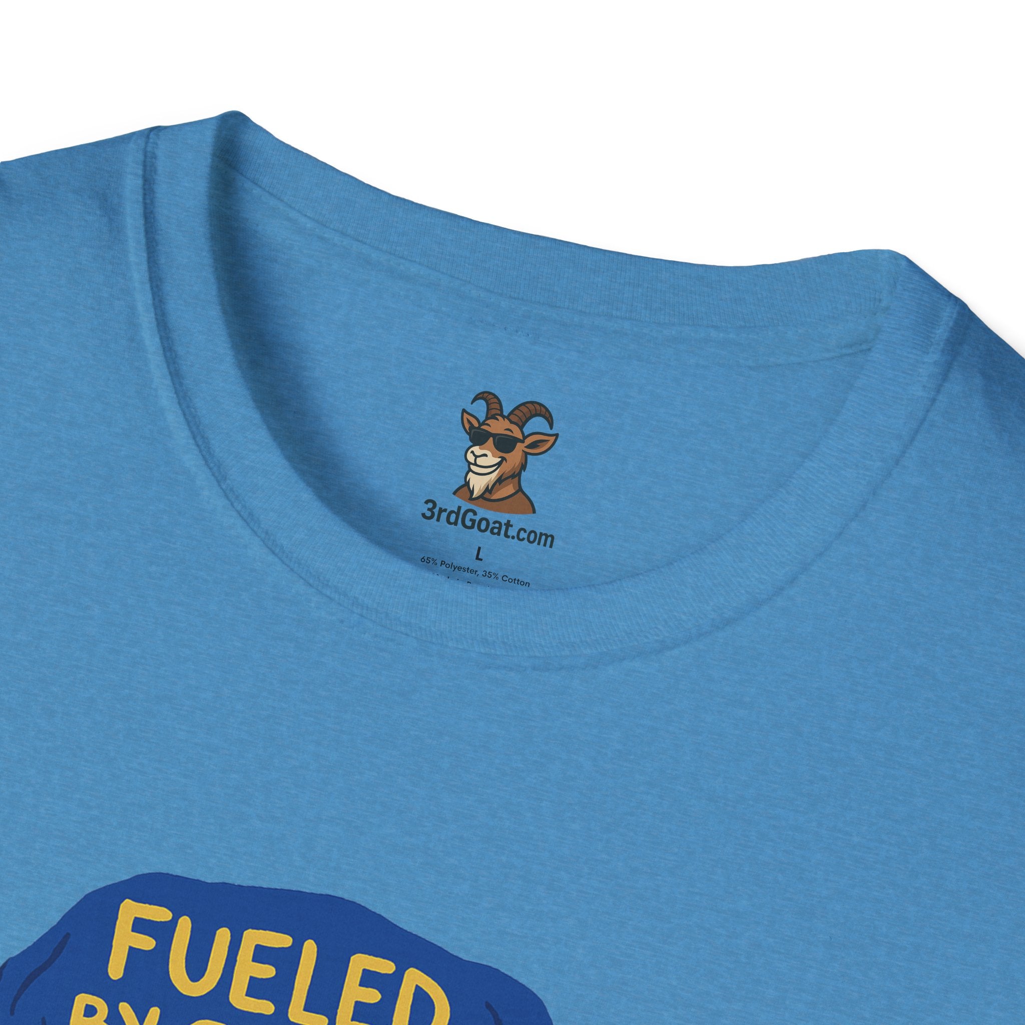 Fueled by Coffee and Small Town Politics Softstyle T-Shirt - Personalizable