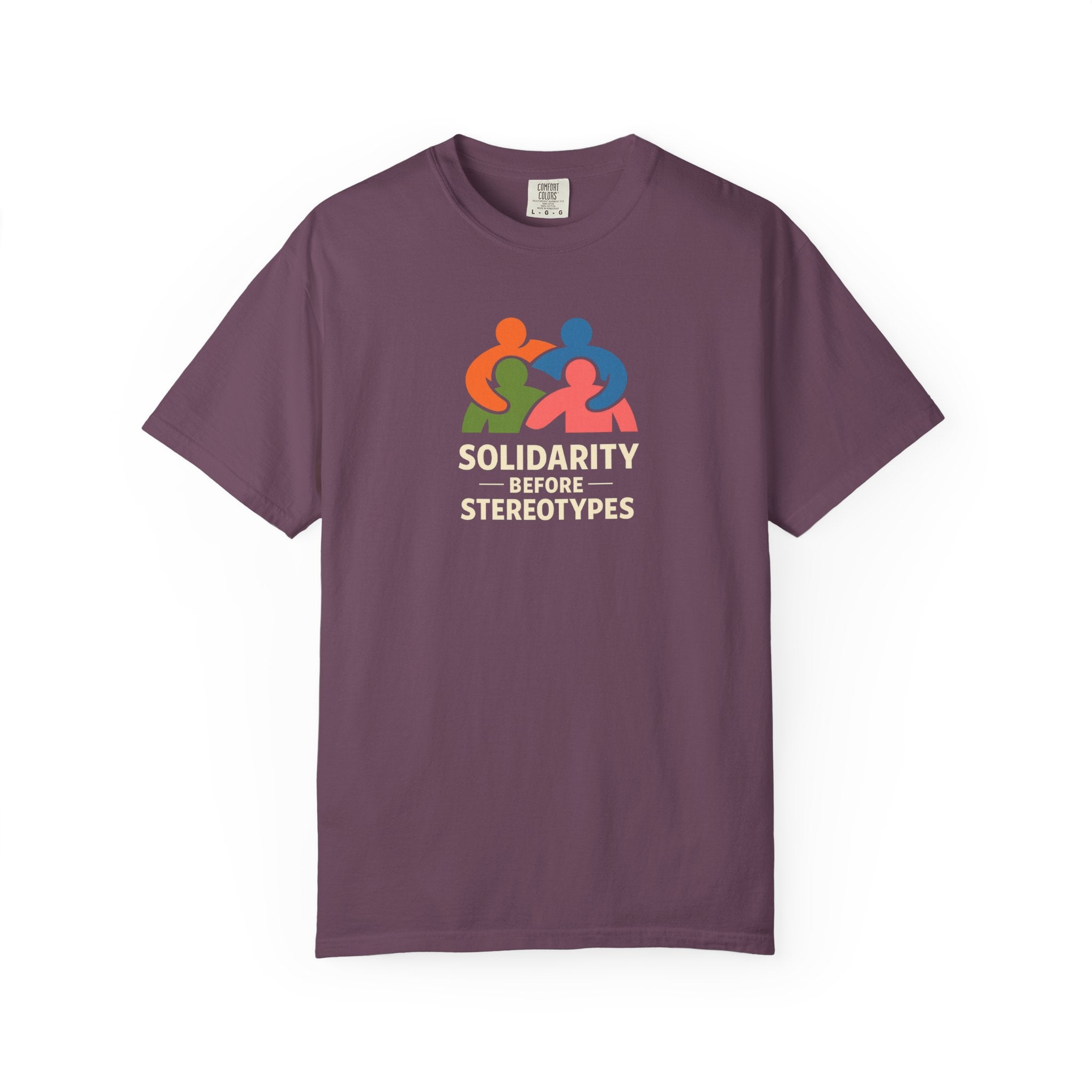Solidarity Before Stereotypes t-shirt — Progressive Valentine's