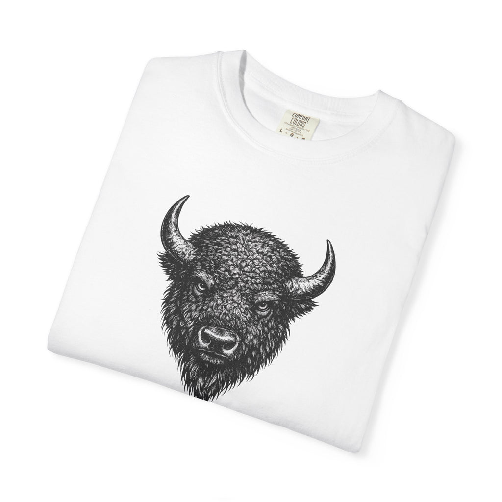 Vintage Bison Tee - Rugged Wildlife