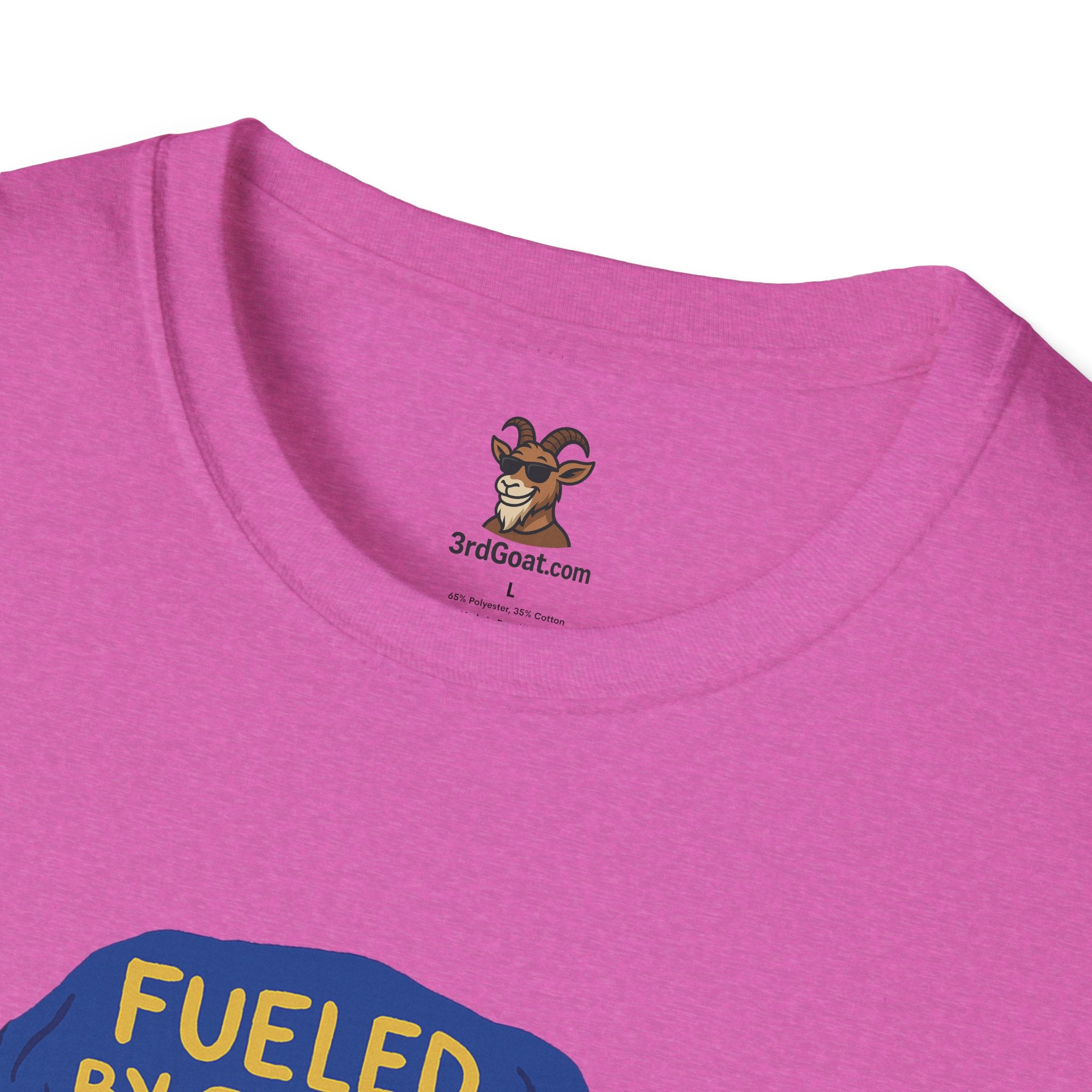 Fueled by Coffee and Small Town Politics Softstyle T-Shirt - Personalizable