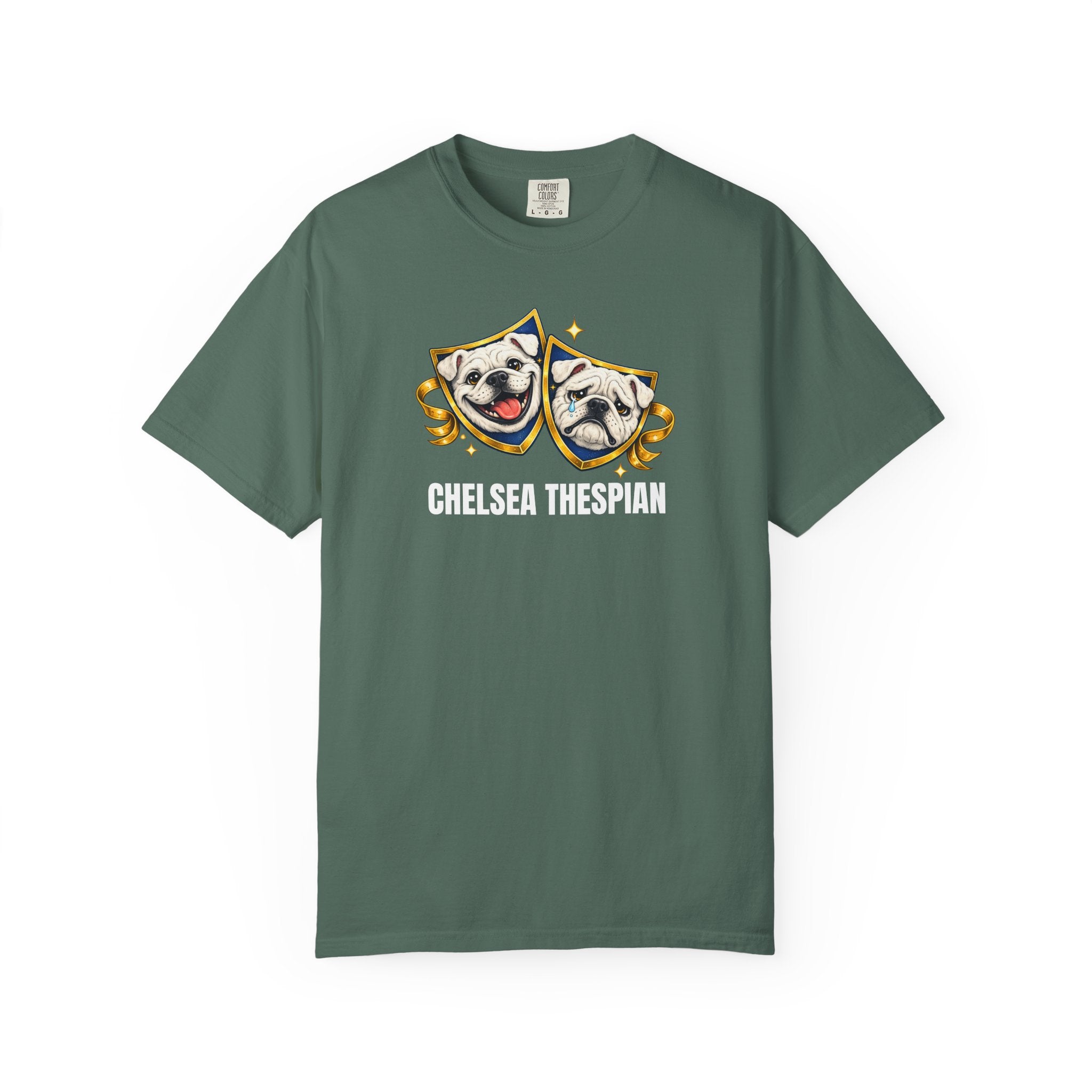 "Chelsea Thespian" Bullsdogs T-Shirt — Funny Voice Projection Tee