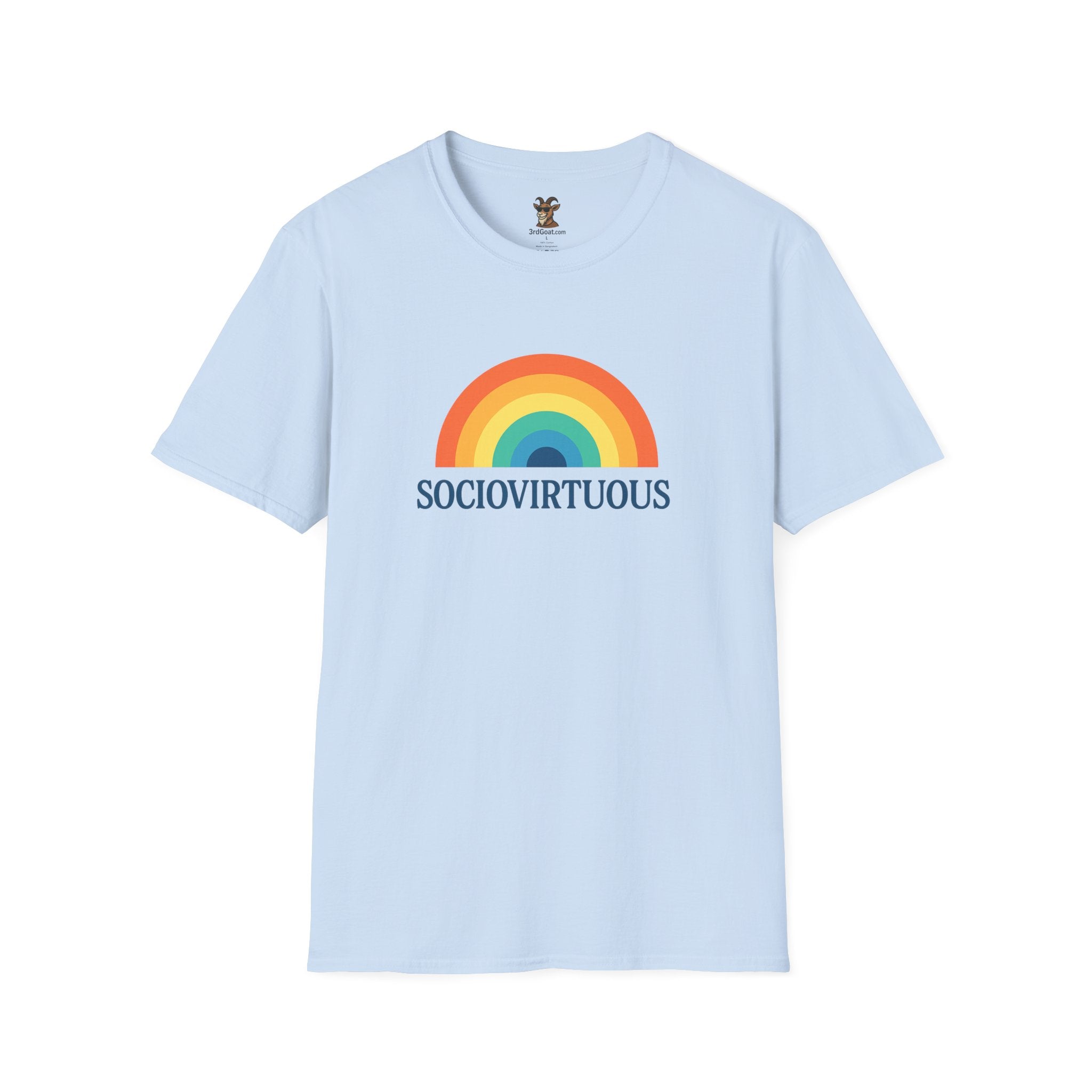 Copy of Introvirtuous Rainbow T-Shirt - Here by duty