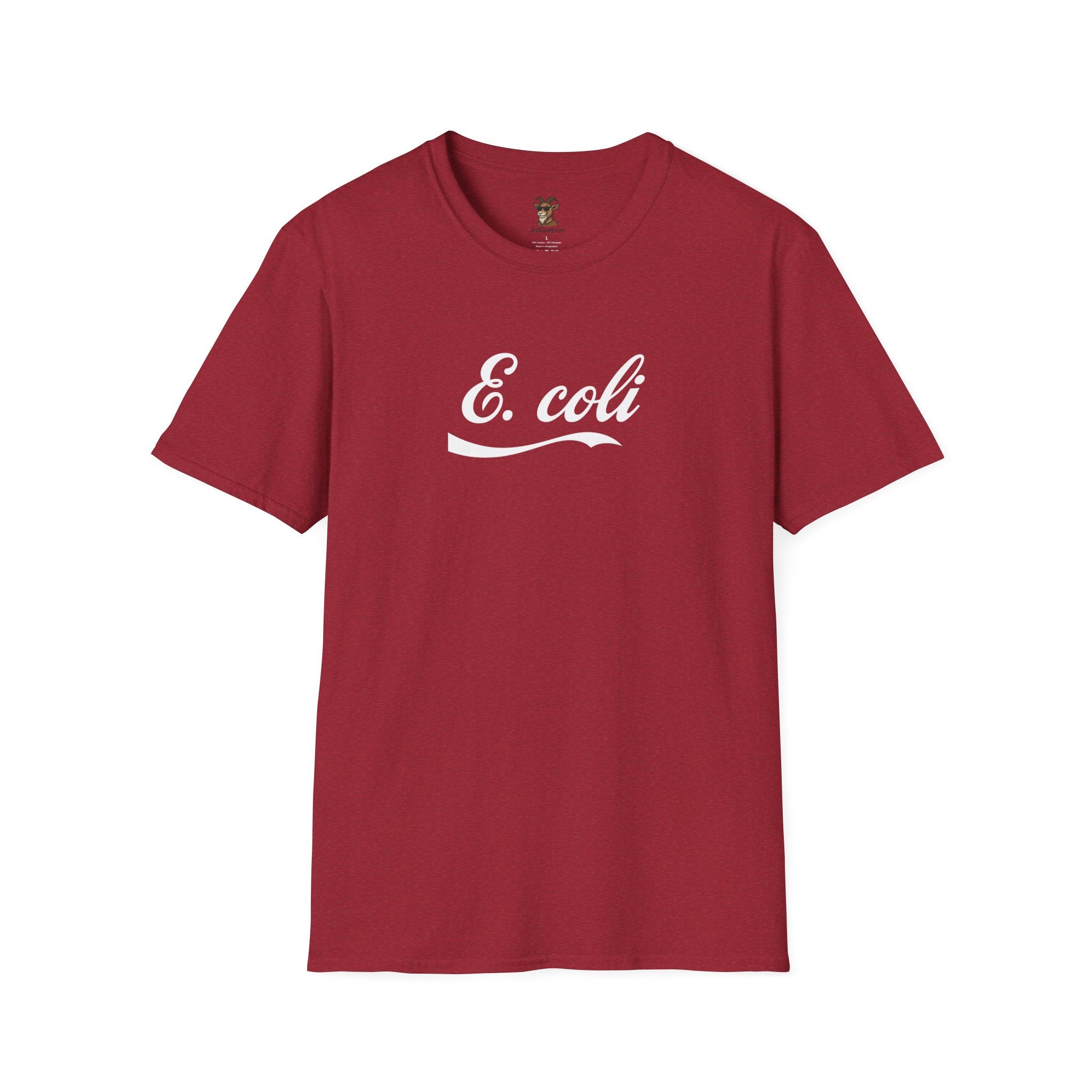 E. coli. Casual Graphic Tee, Cool Unisex T-Shirt for Everyday Wear