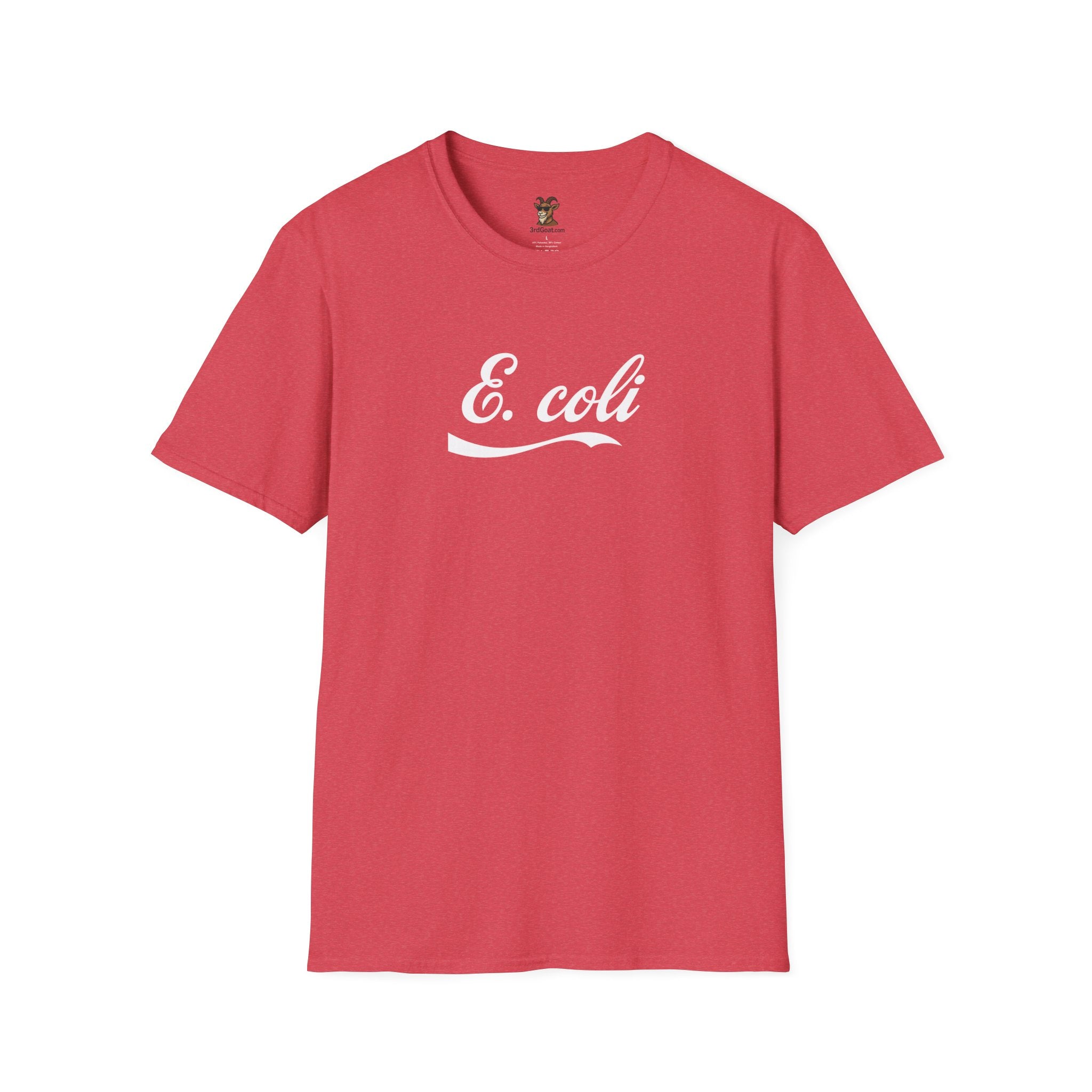 E. coli. Casual Graphic Tee, Cool Unisex T-Shirt for Everyday Wear