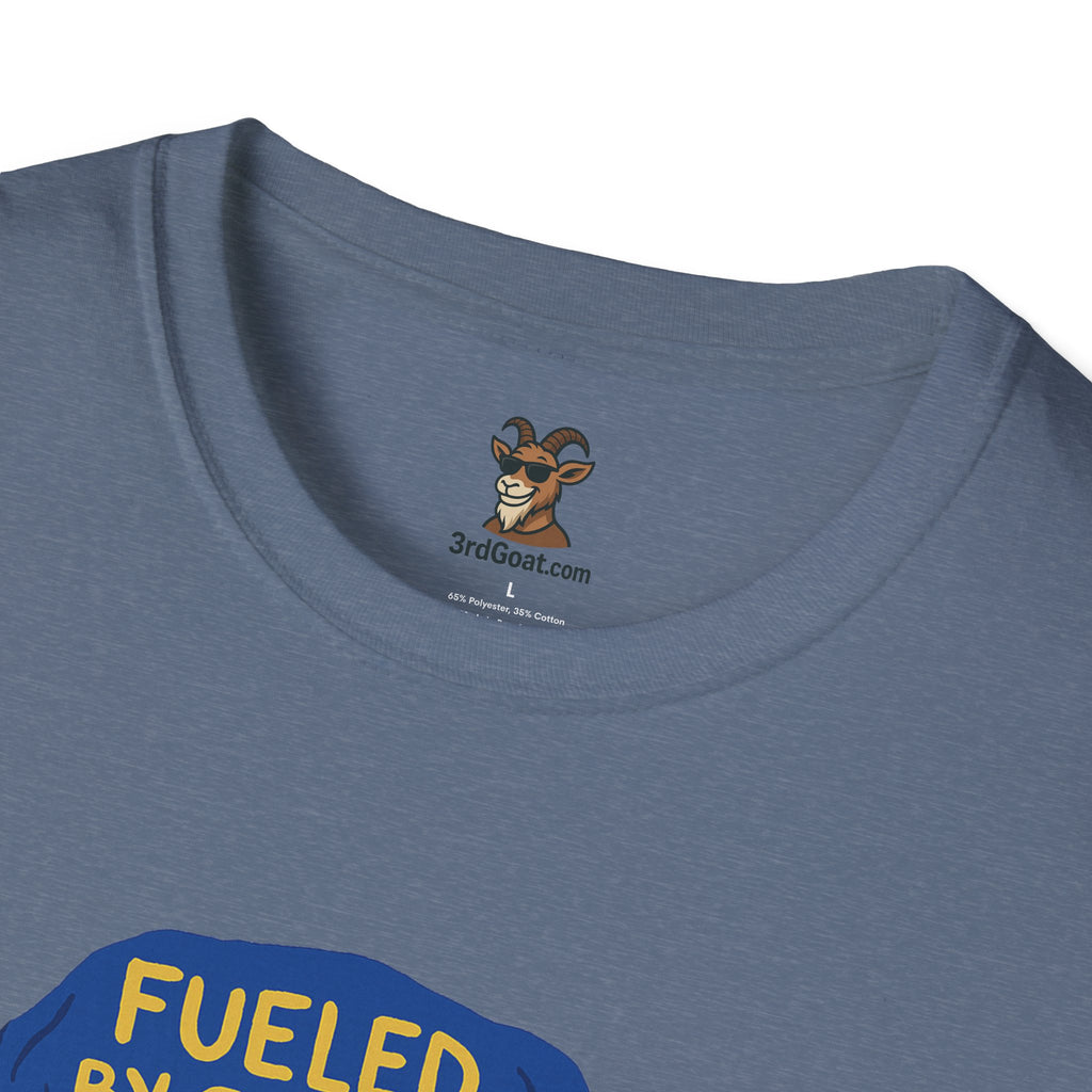 Fueled by Coffee and Small Town Politics Softstyle T-Shirt - Personalizable