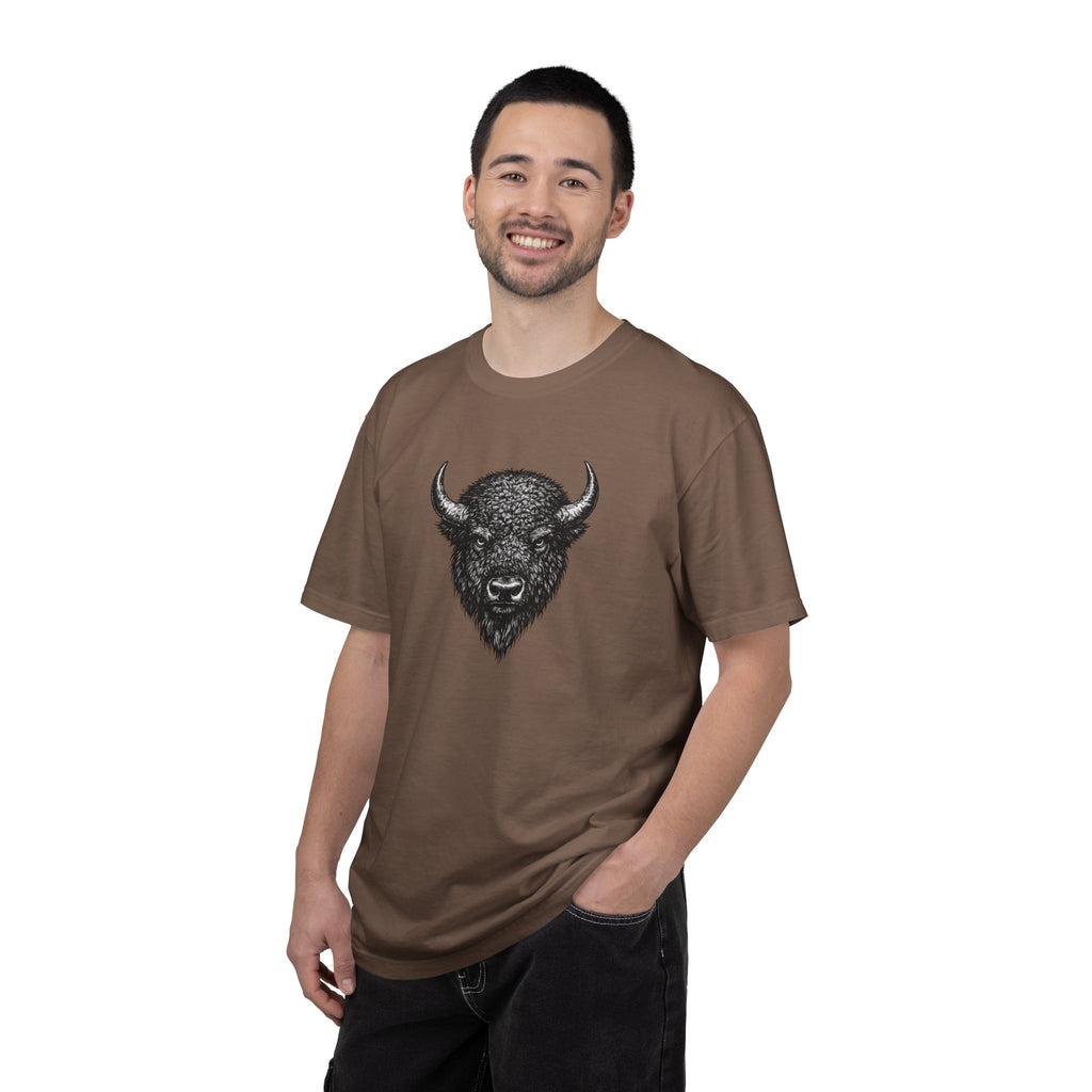 Vintage Bison Tee - Rugged Wildlife