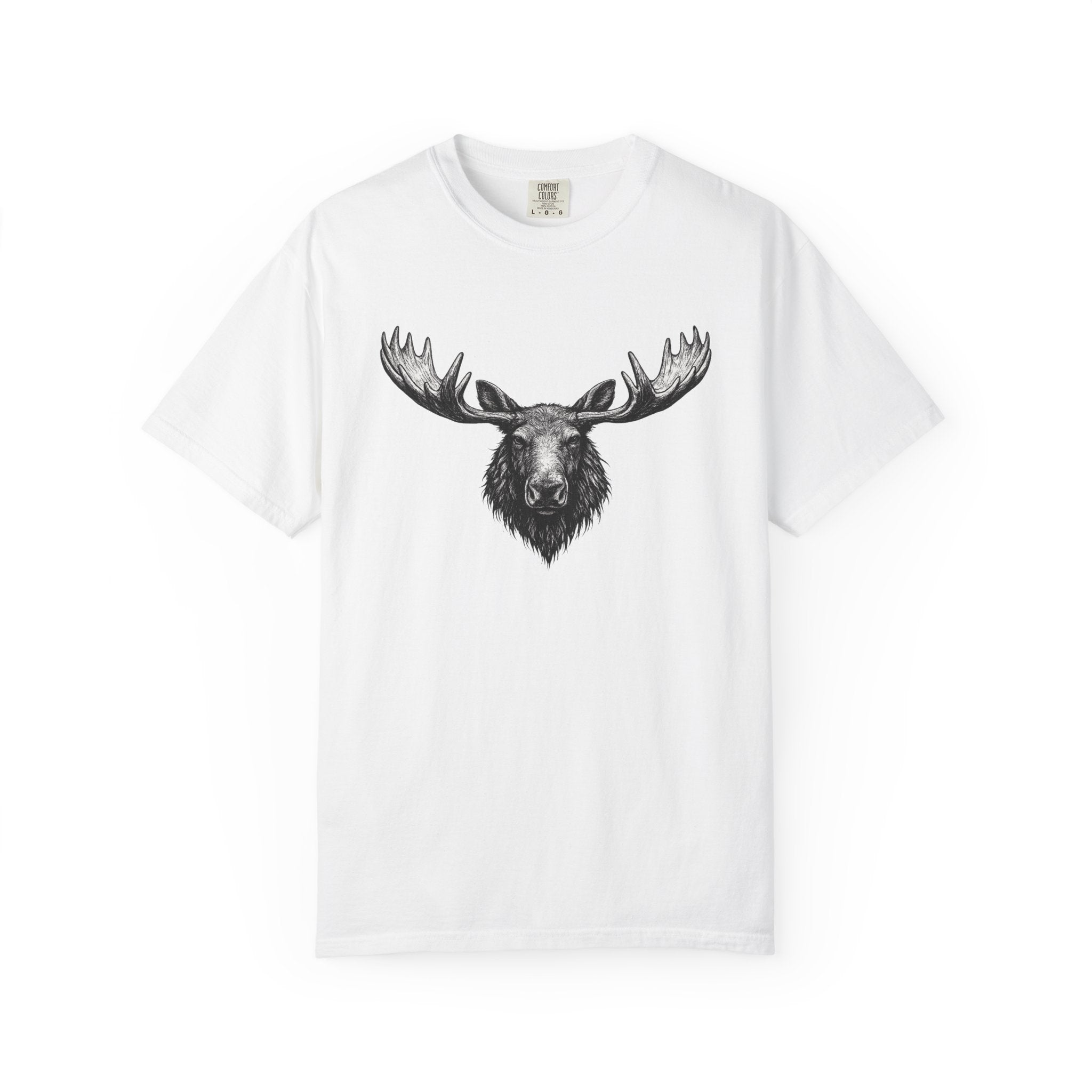 Vintage Moose Tee - Rugged Wildlife