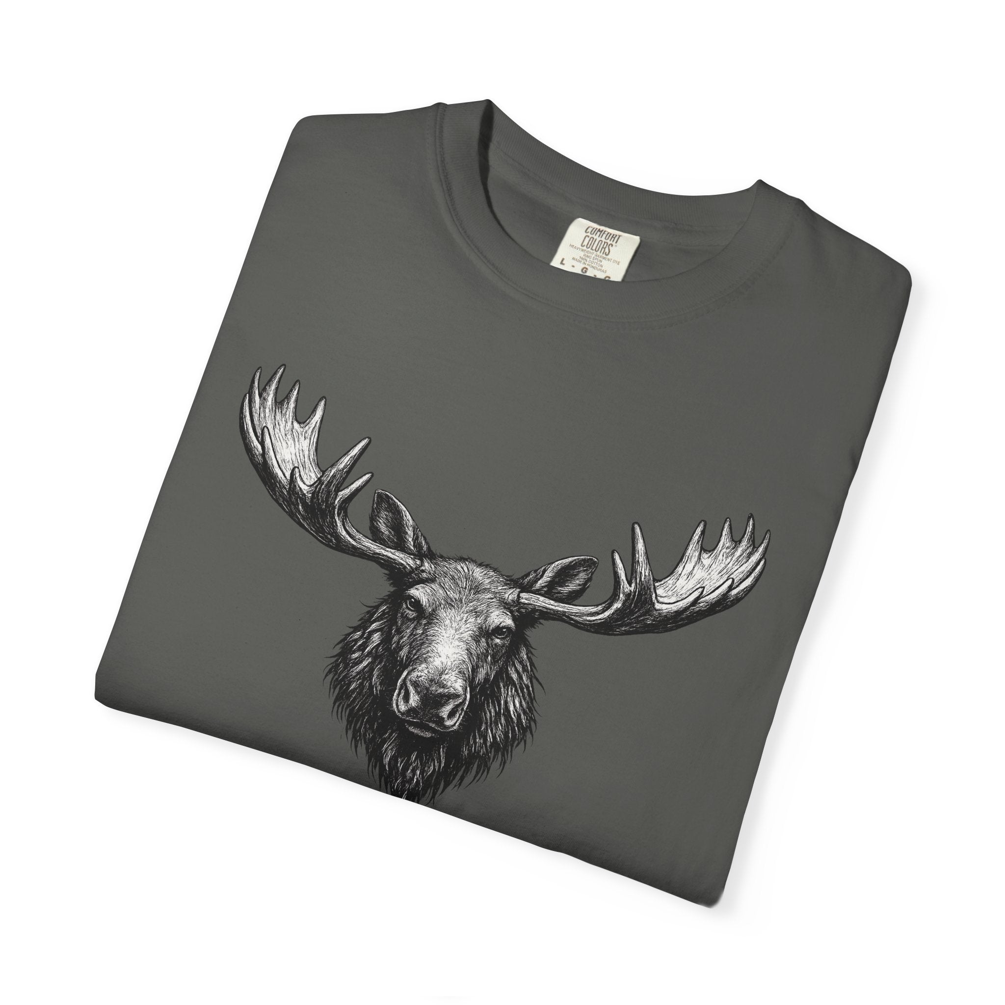 Vintage Moose Tee - Rugged Wildlife