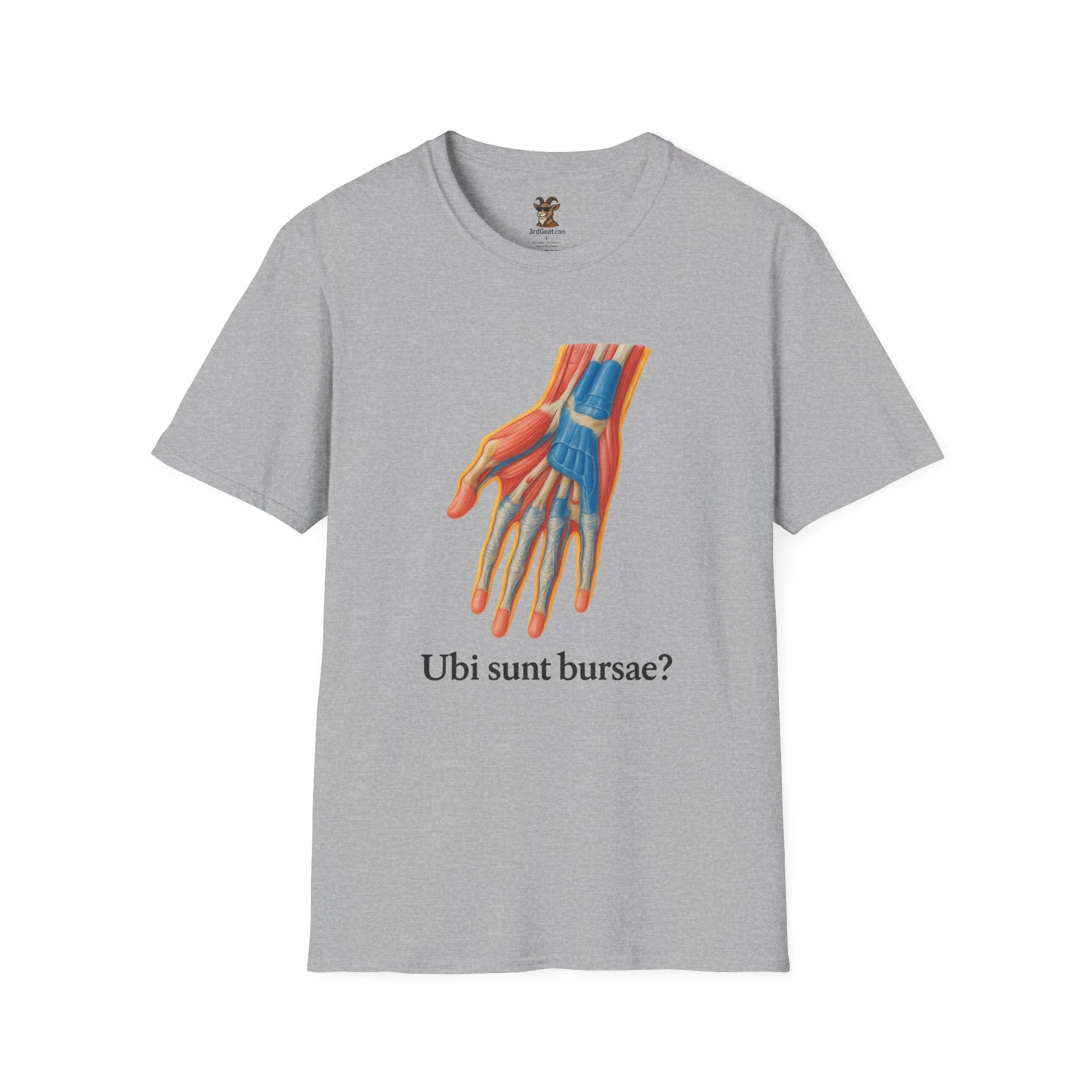 "Where are the bursae?" Soft T-Shirt