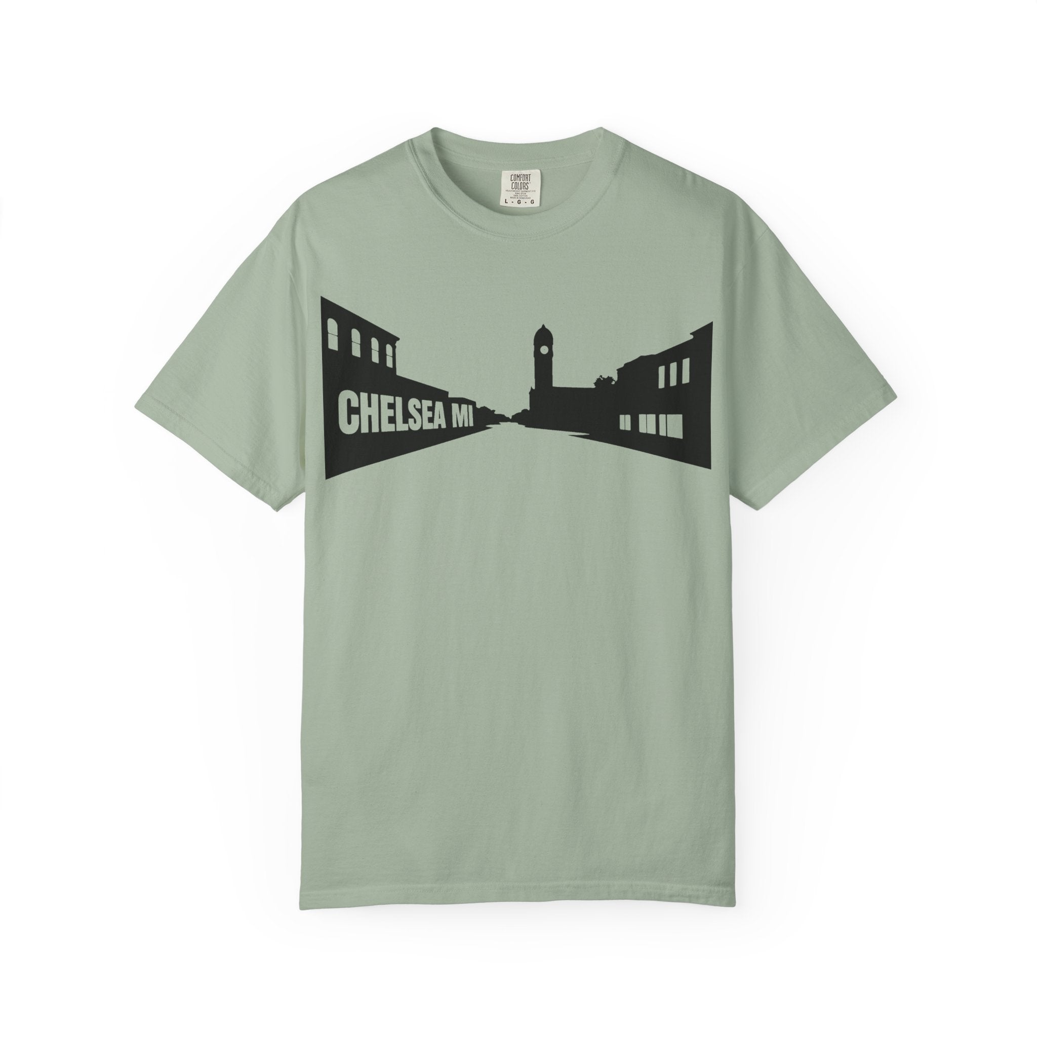 Main Street Chelsea, MI Skyline — Hometown Vibes