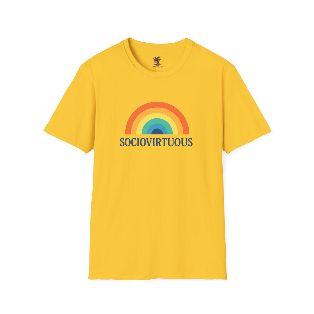 Copy of Introvirtuous Rainbow T-Shirt - Here by duty
