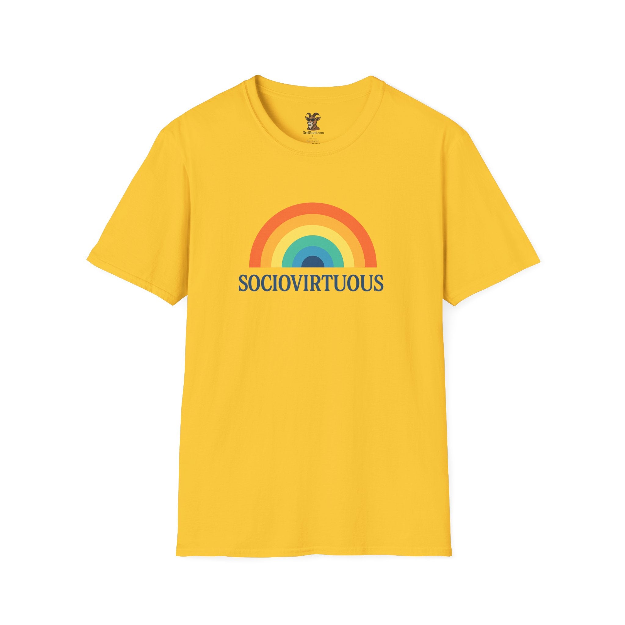 Copy of Introvirtuous Rainbow T-Shirt - Here by duty