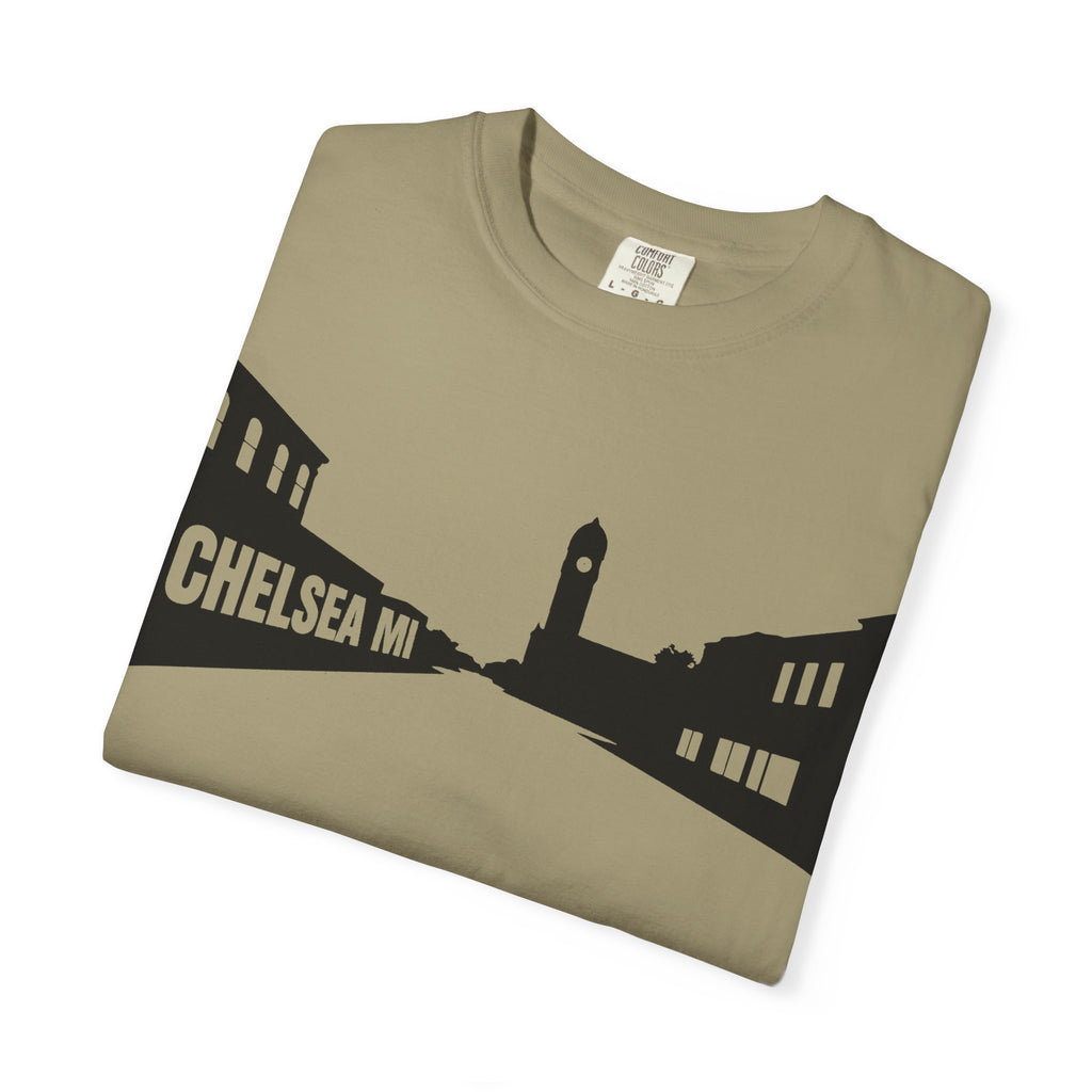 Main Street Chelsea, MI Skyline — Hometown Vibes