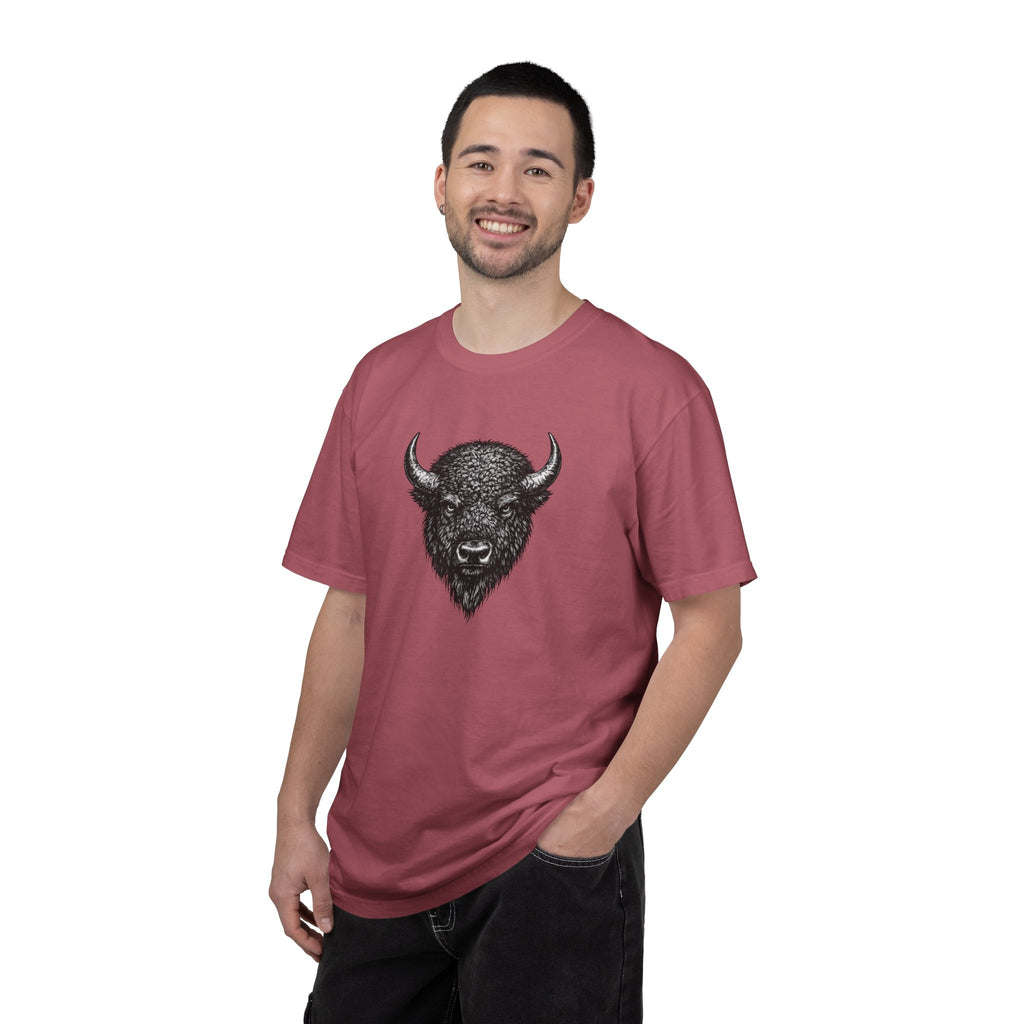Vintage Bison Tee - Rugged Wildlife