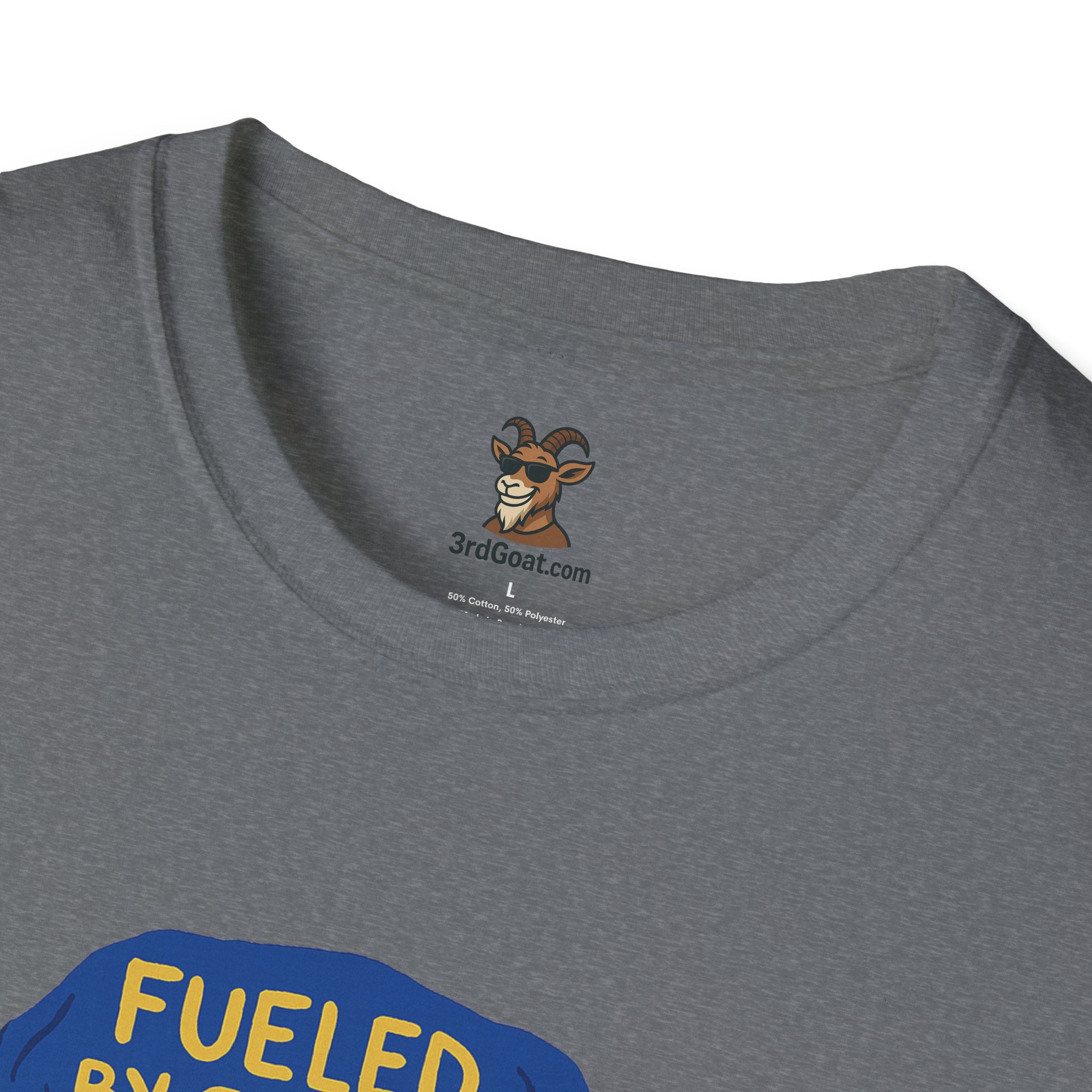 Fueled by Coffee and Small Town Politics Softstyle T-Shirt - Personalizable