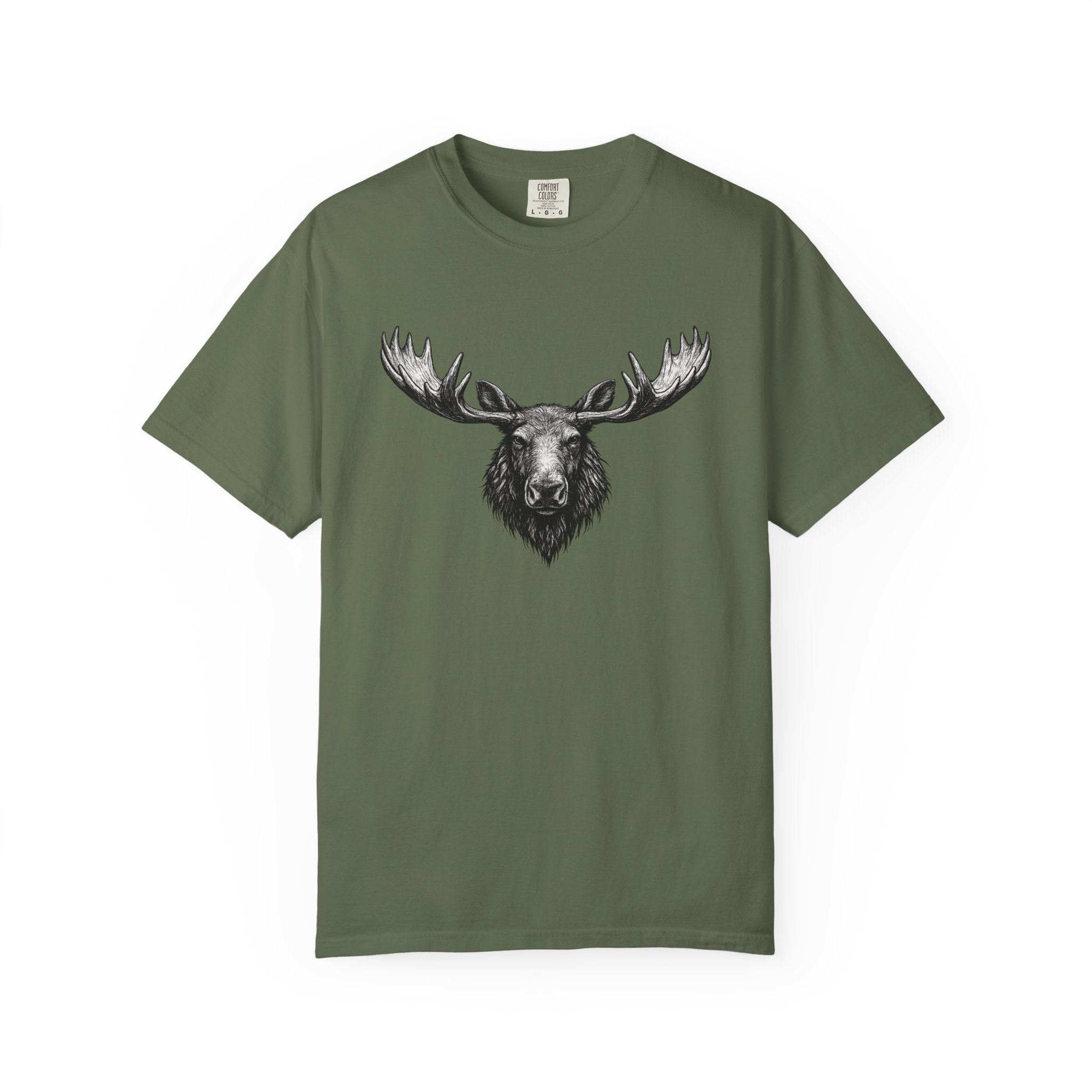 Vintage Moose Tee - Rugged Wildlife