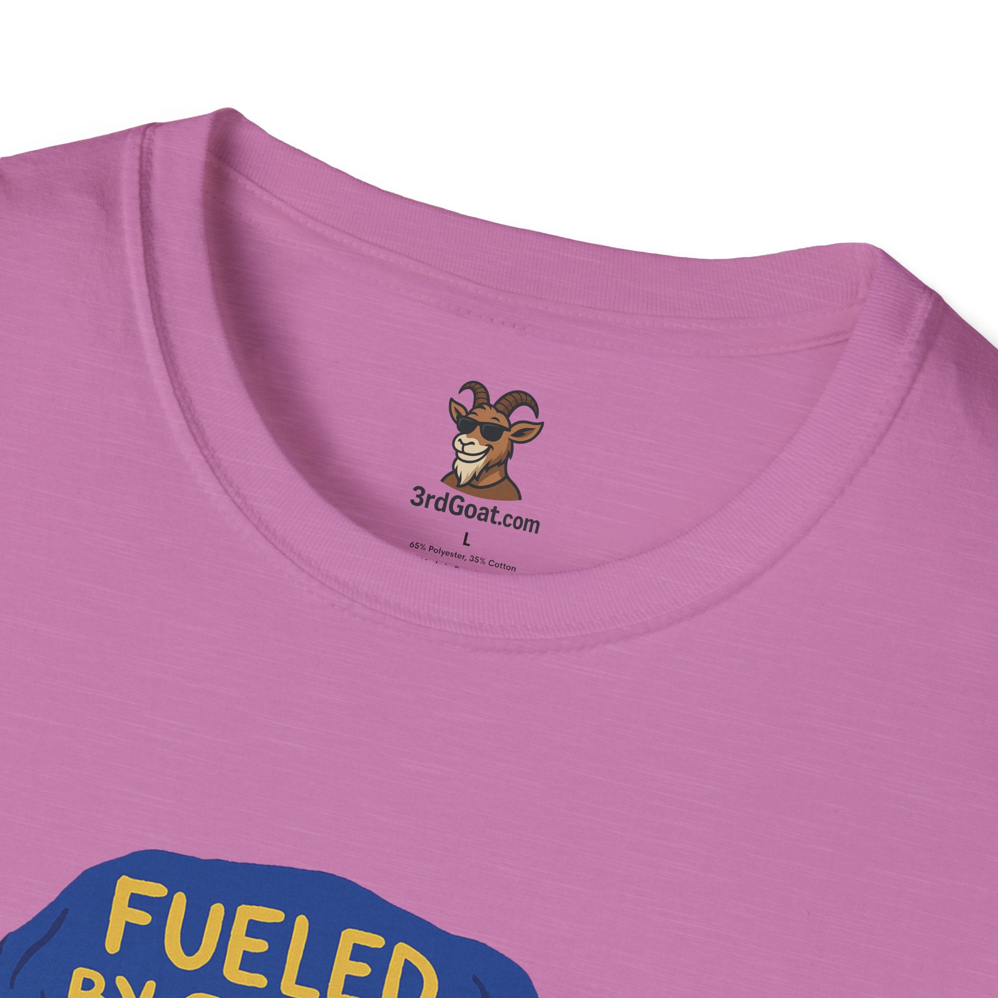 Fueled by Coffee and Small Town Politics Softstyle T-Shirt - Personalizable