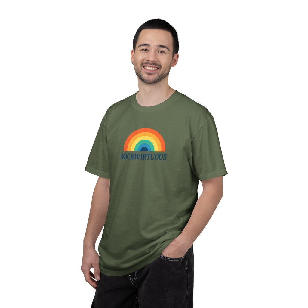 Sociovirtuous Rainbow Comfort Colors T-Shirt