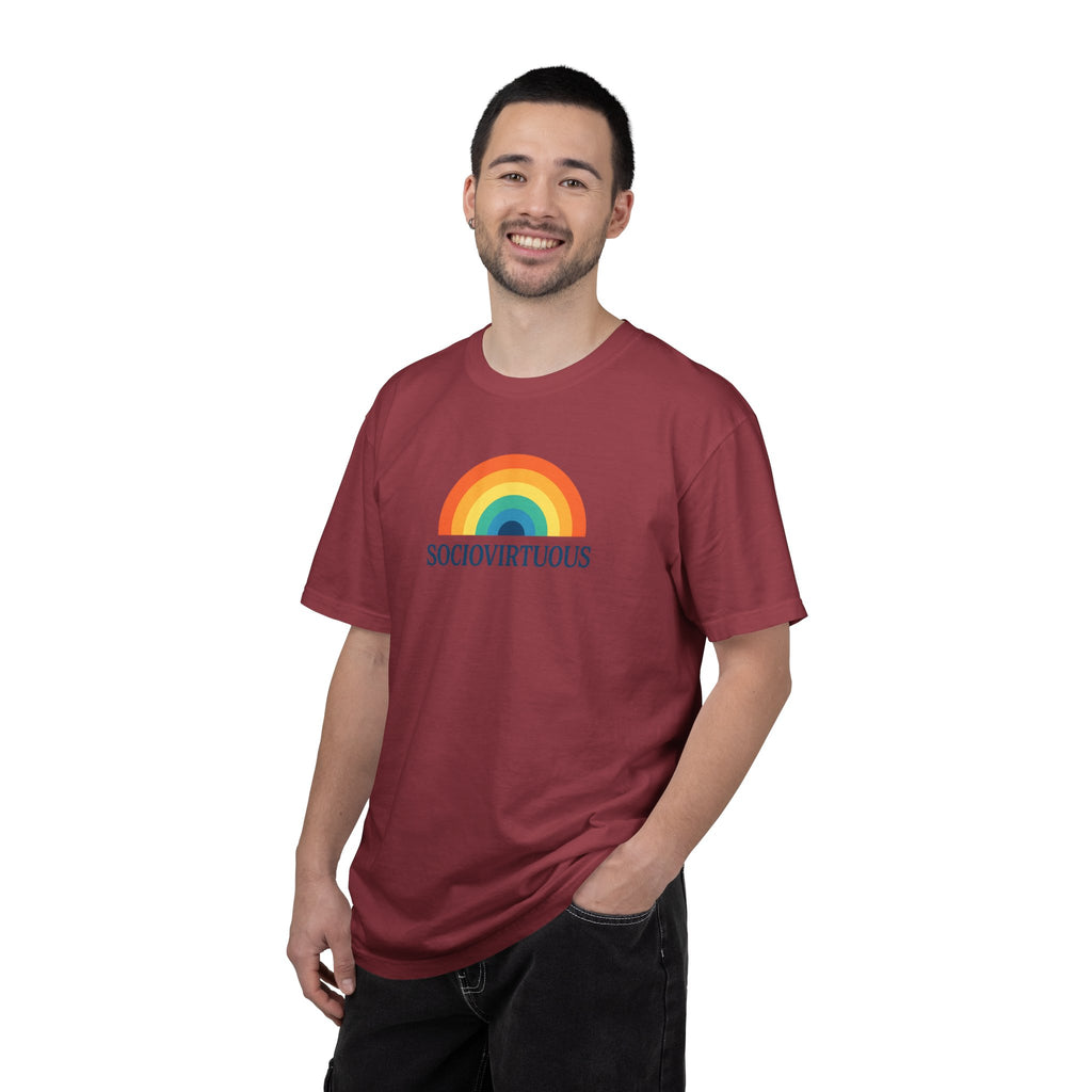 Sociovirtuous Rainbow Comfort Colors T-Shirt
