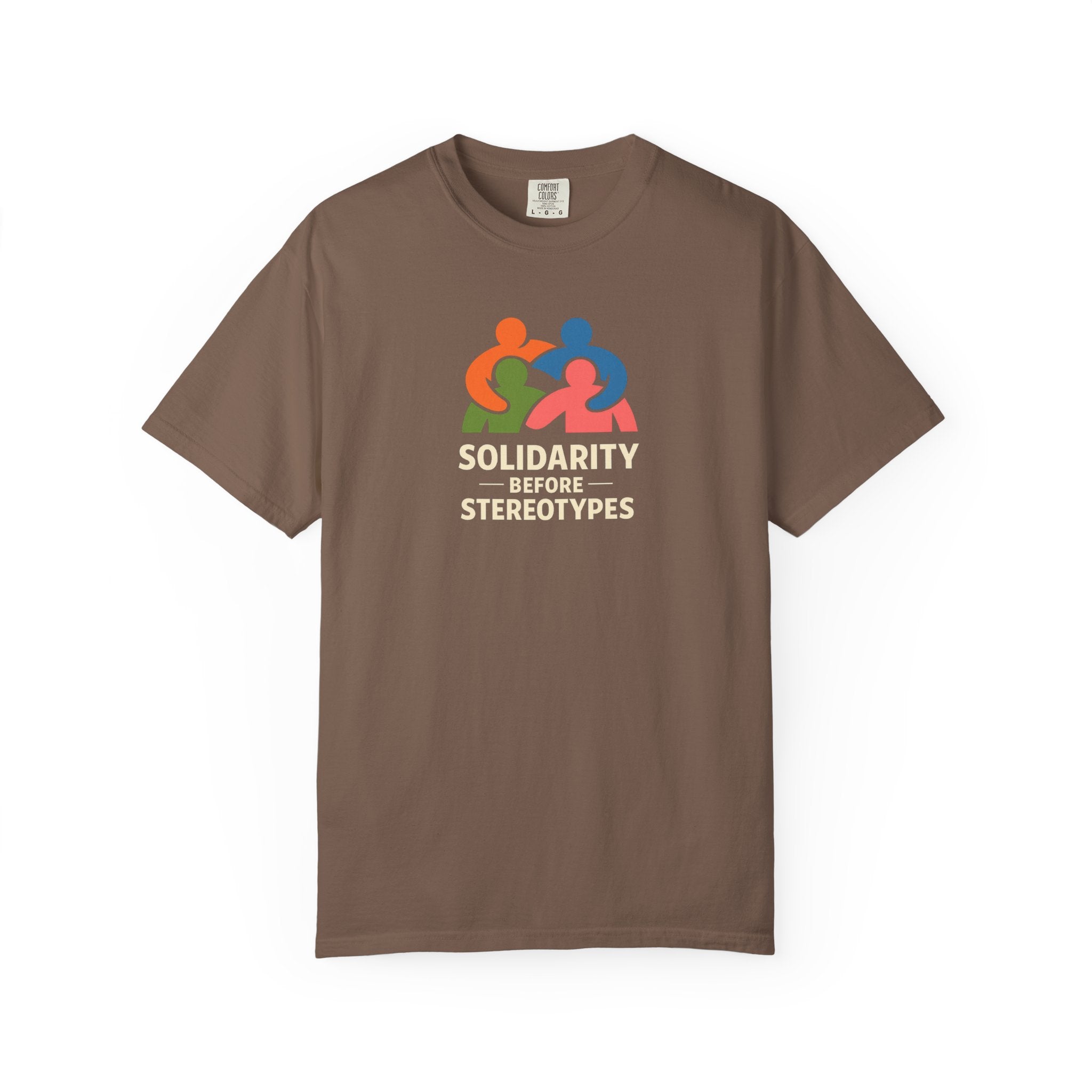 Solidarity Before Stereotypes t-shirt — Progressive Valentine's