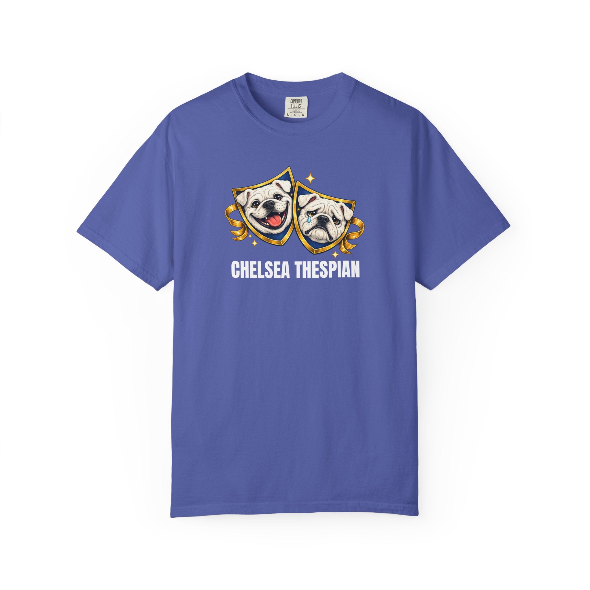 "Chelsea Thespian" Bullsdogs T-Shirt — Funny Voice Projection Tee