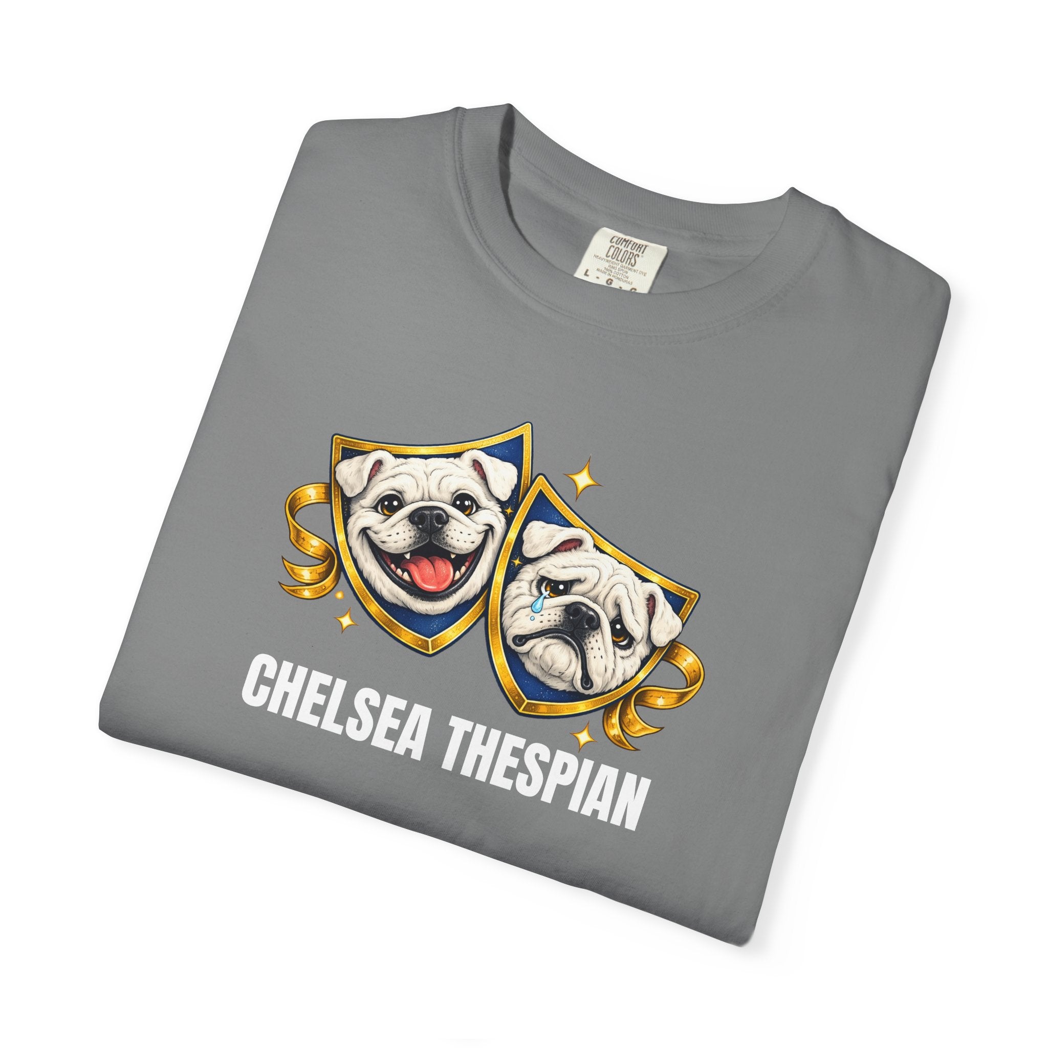 "Chelsea Thespian" Bullsdogs T-Shirt — Funny Voice Projection Tee