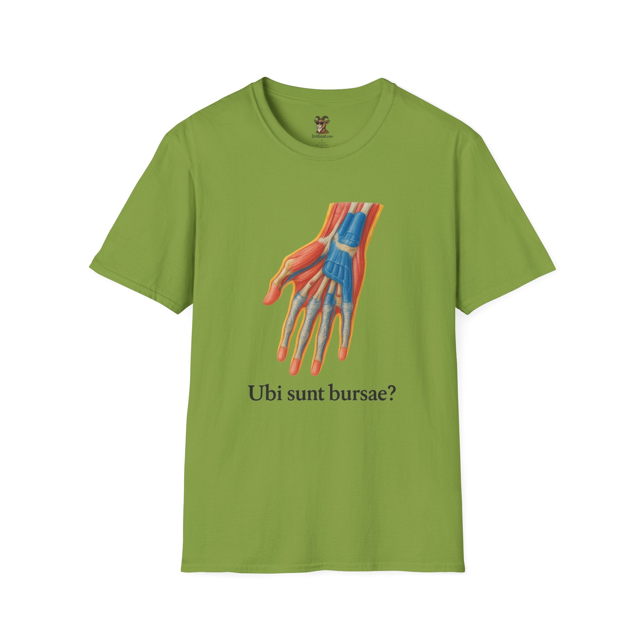 "Where are the bursae?" Soft T-Shirt