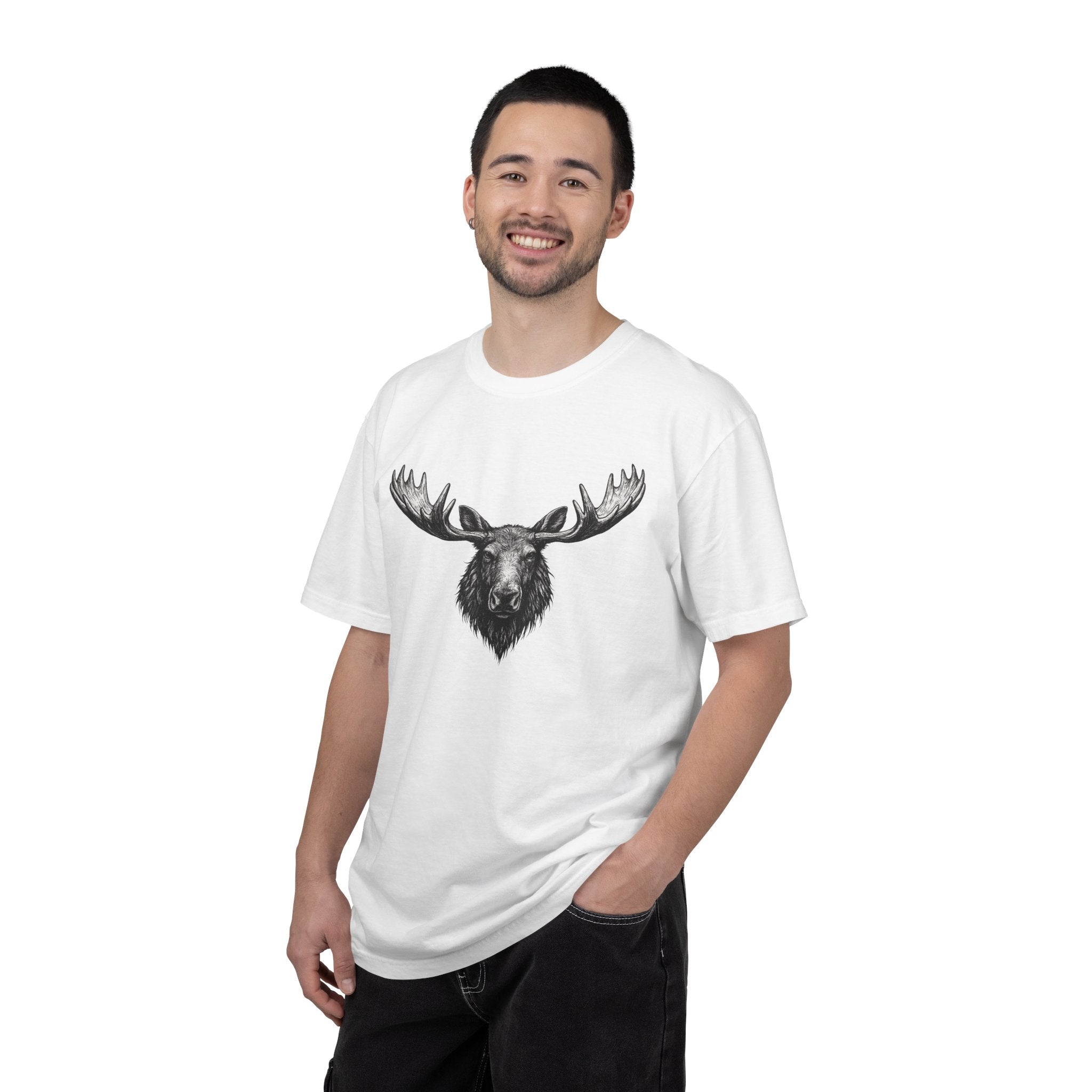 Vintage Moose Tee - Rugged Wildlife