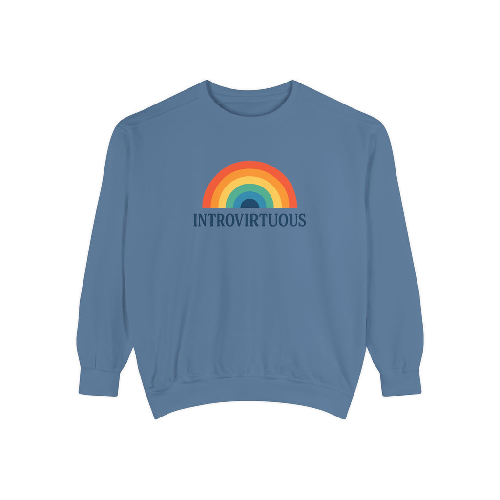 Introvirtuous Rainbow Sweatshirt - Here by duty