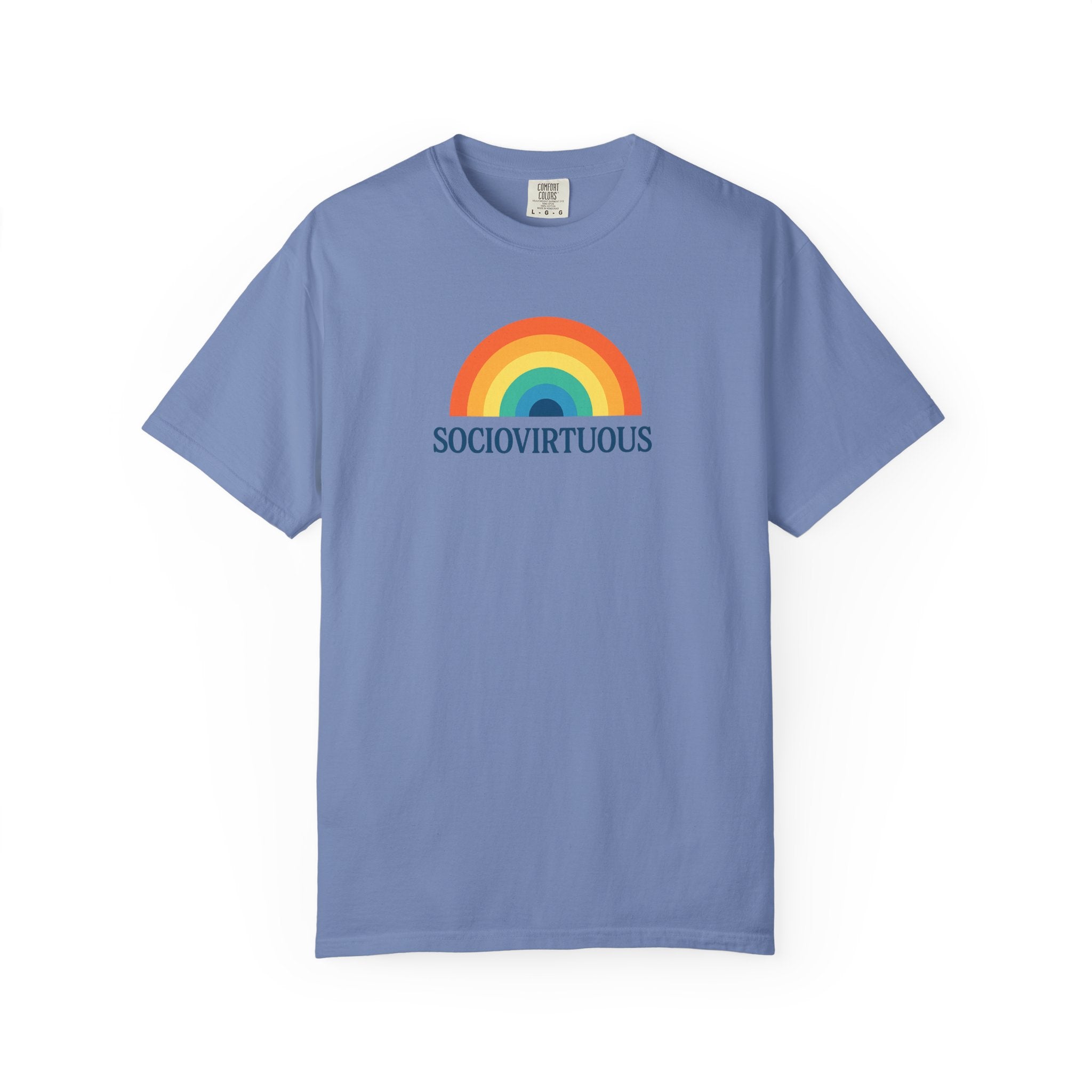 Sociovirtuous Rainbow Comfort Colors T-Shirt