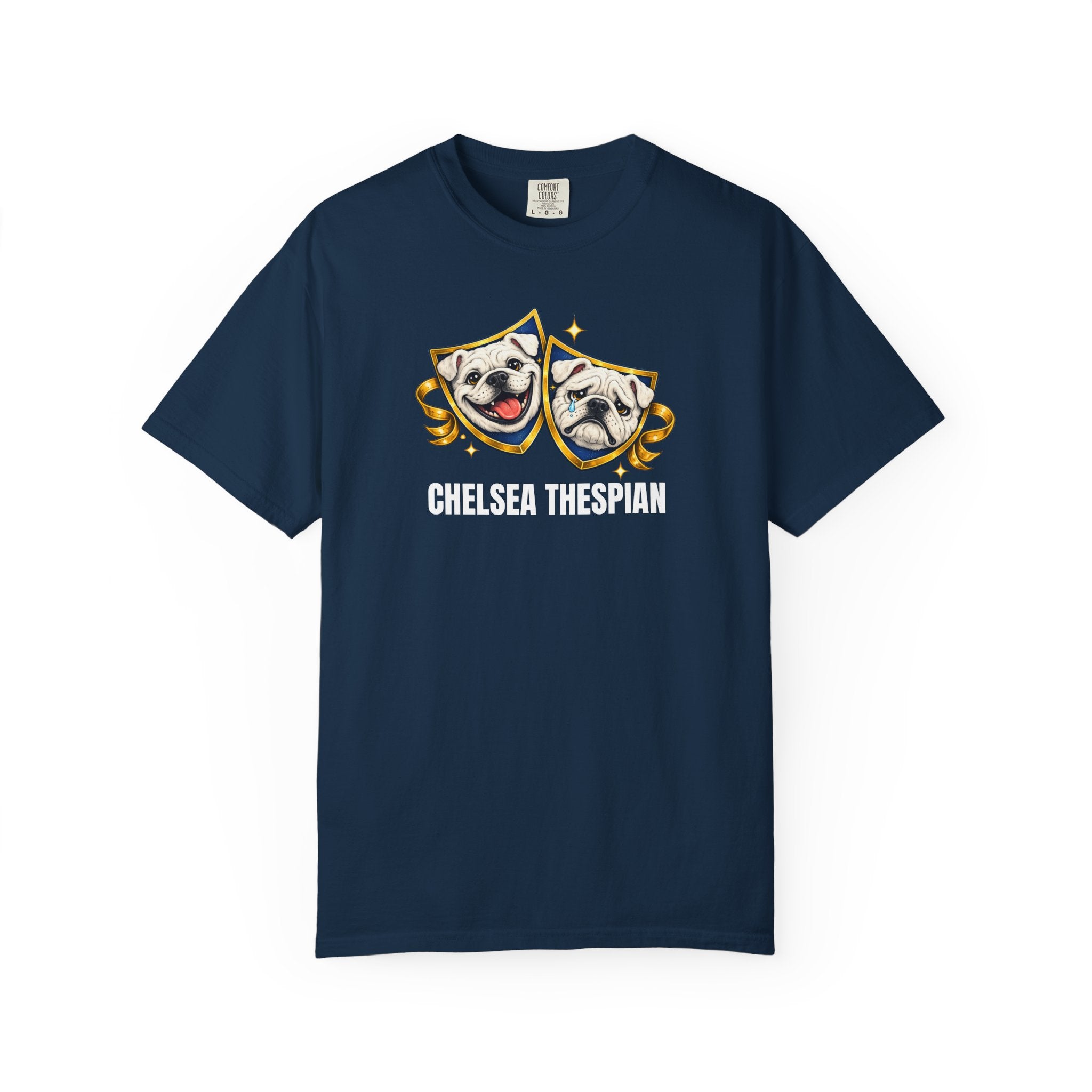 "Chelsea Thespian" Bullsdogs T-Shirt — Funny Voice Projection Tee