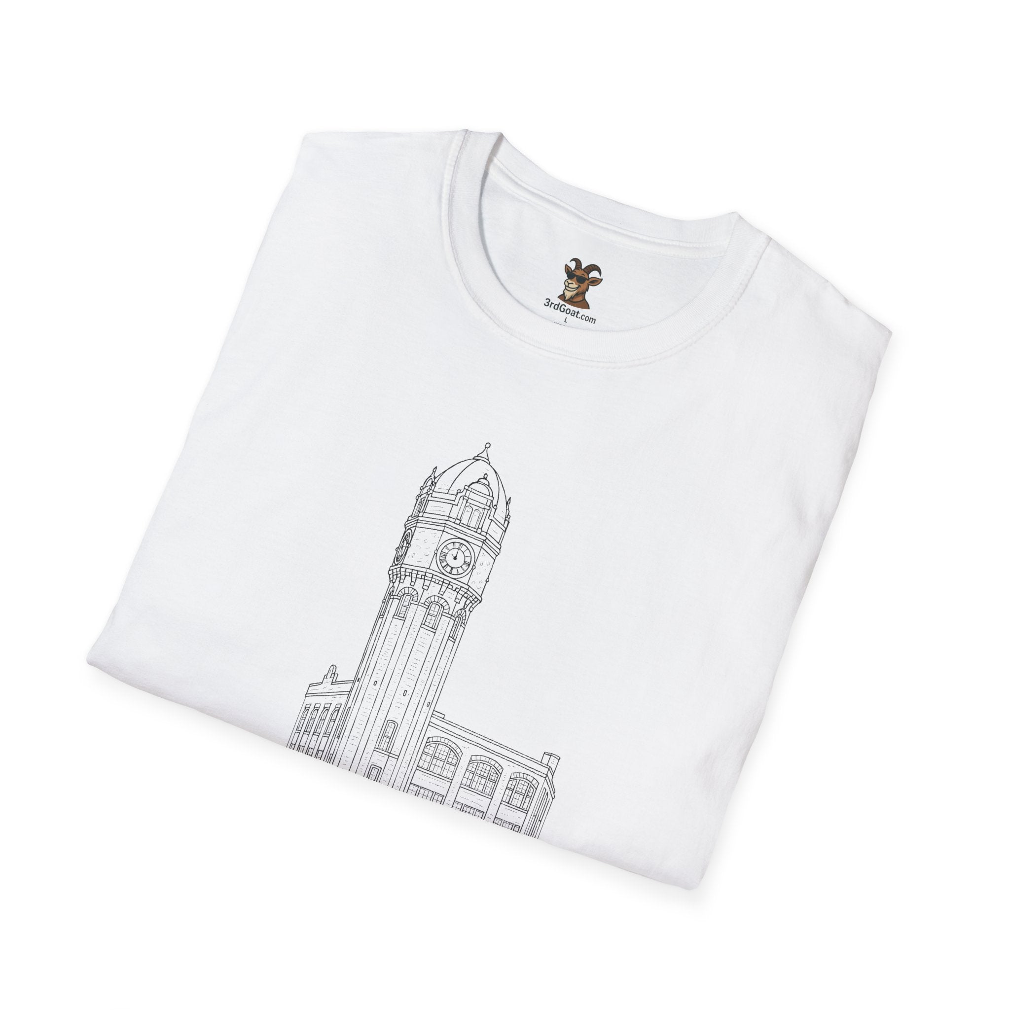 Clocktower Chelsea, MI Unisex Softstyle T-Shirt