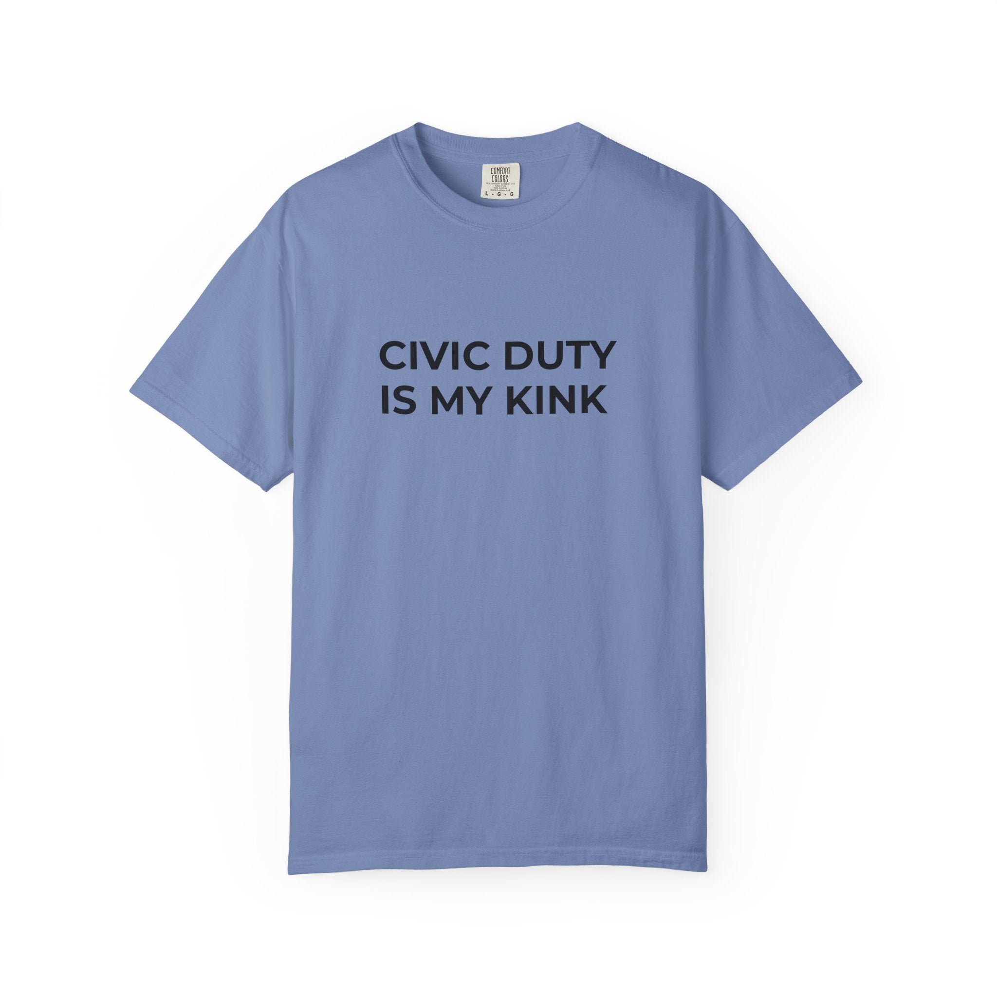 Civic Duty Is My Kink t-shirt - Progressive Valentine's