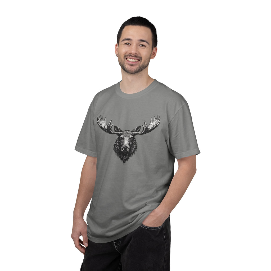 Vintage Moose Tee - Rugged Wildlife
