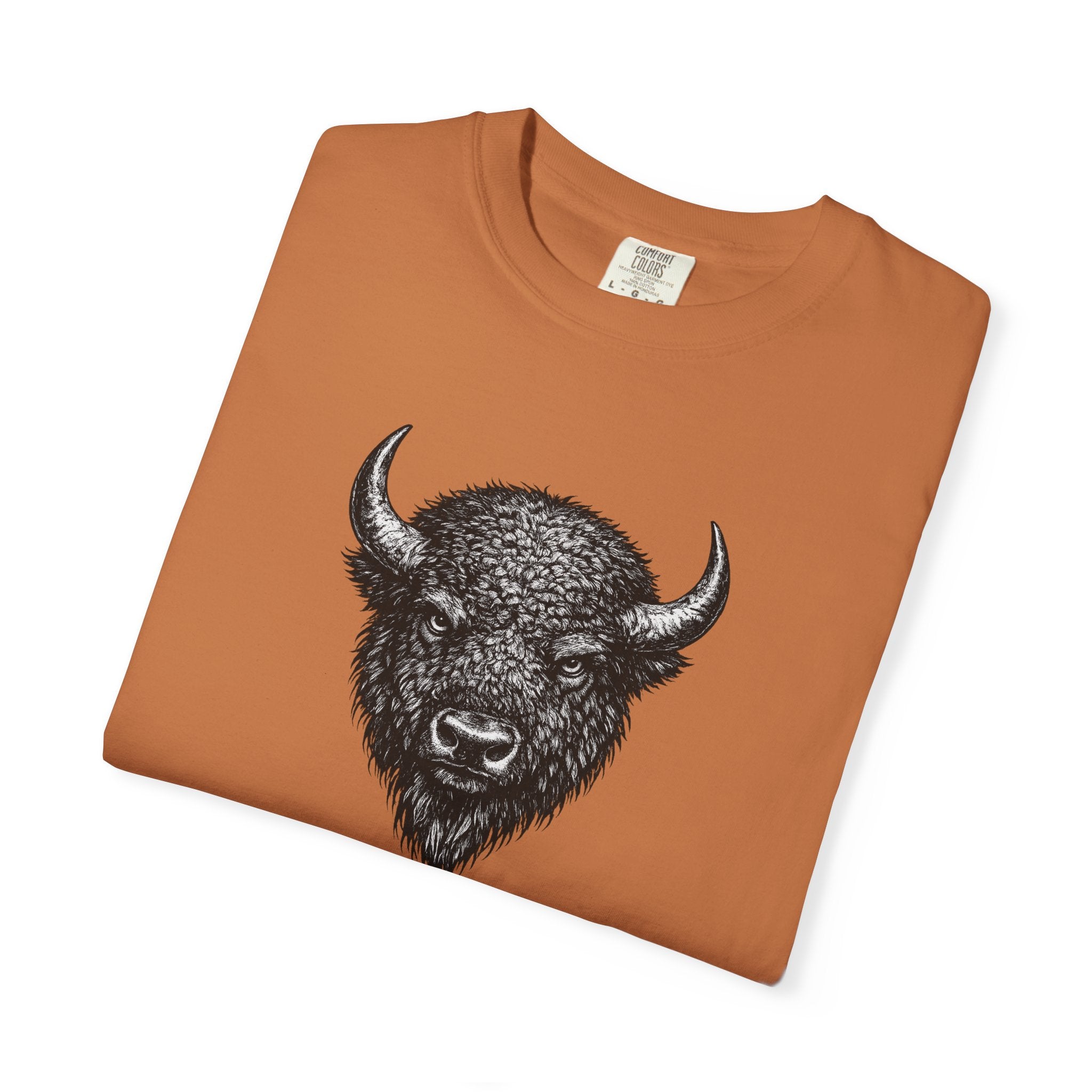 Vintage Bison Tee - Rugged Wildlife