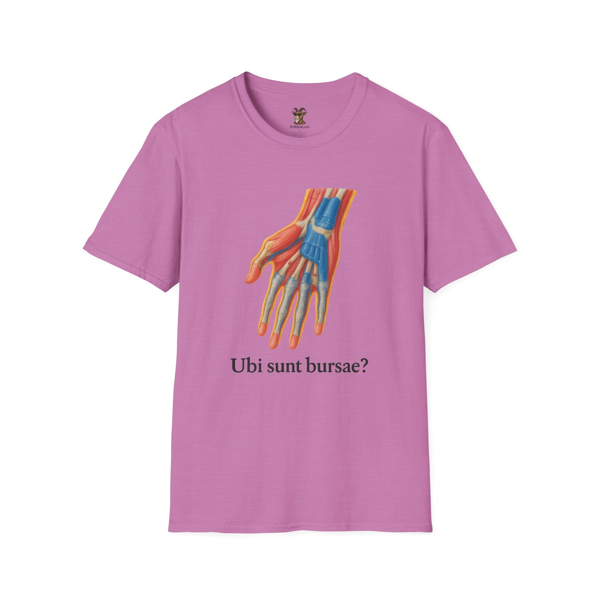 "Where are the bursae?" Soft T-Shirt