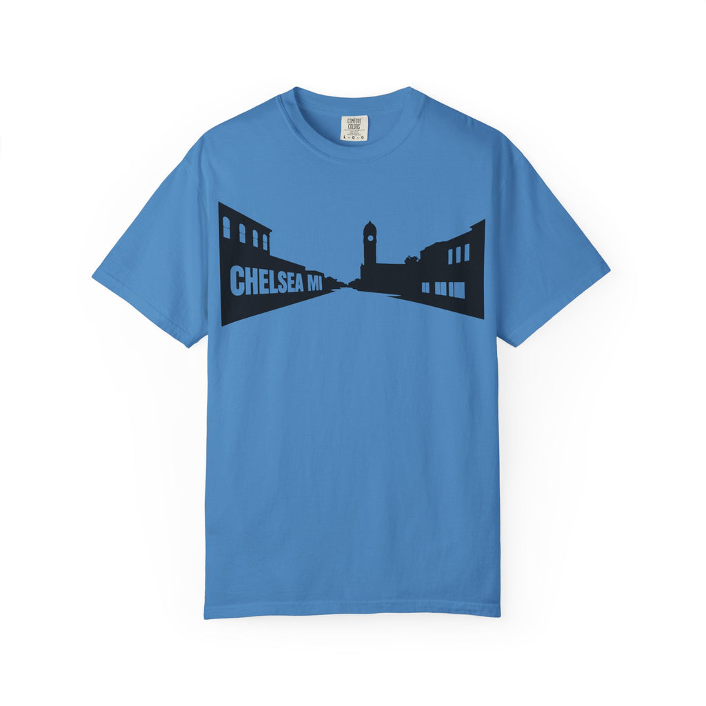 Main Street Chelsea, MI Skyline — Hometown Vibes