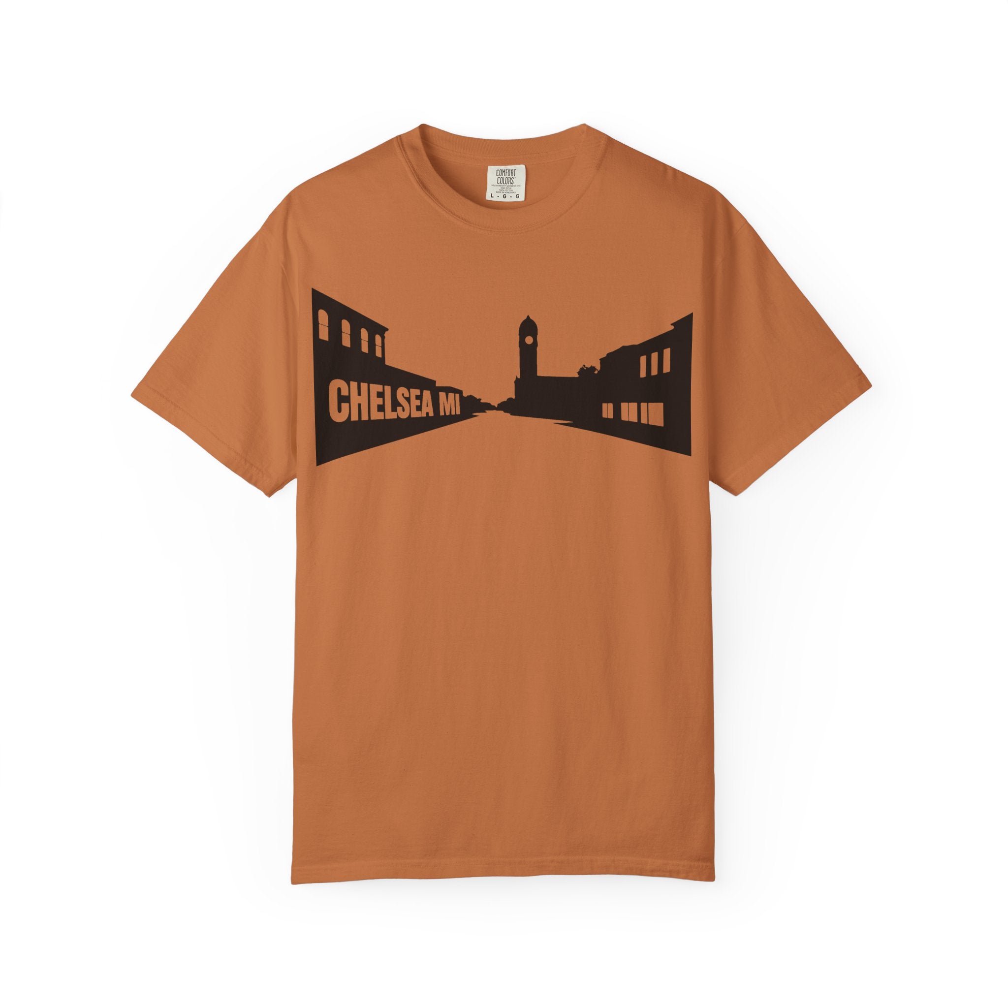 Main Street Chelsea, MI Skyline — Hometown Vibes