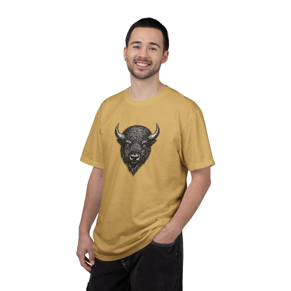 Vintage Bison Tee - Rugged Wildlife