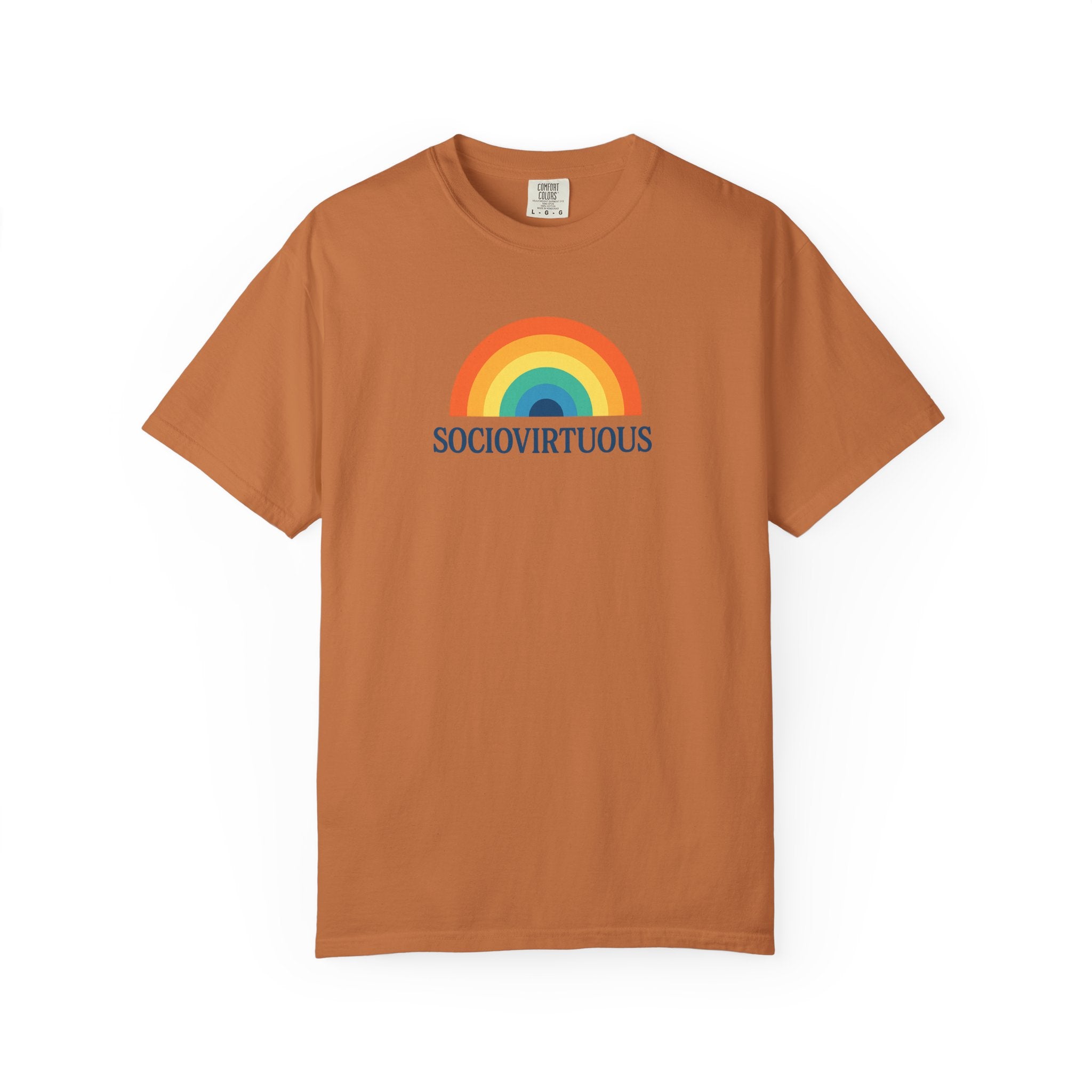 Sociovirtuous Rainbow Comfort Colors T-Shirt