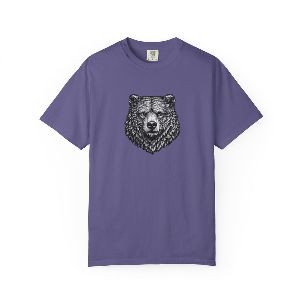 Vintage Grizzly Bear Tee - Rugged Wildlife