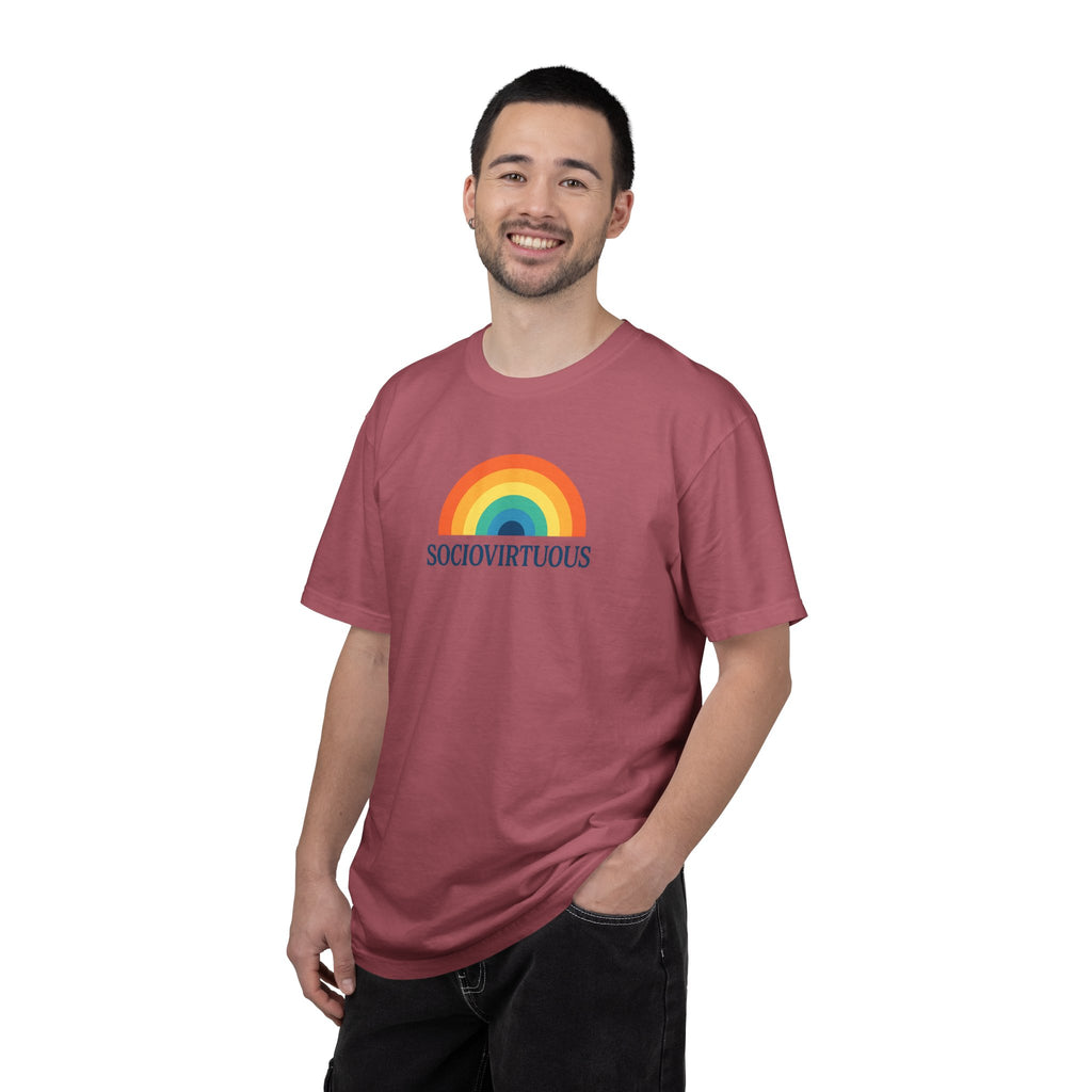 Sociovirtuous Rainbow Comfort Colors T-Shirt