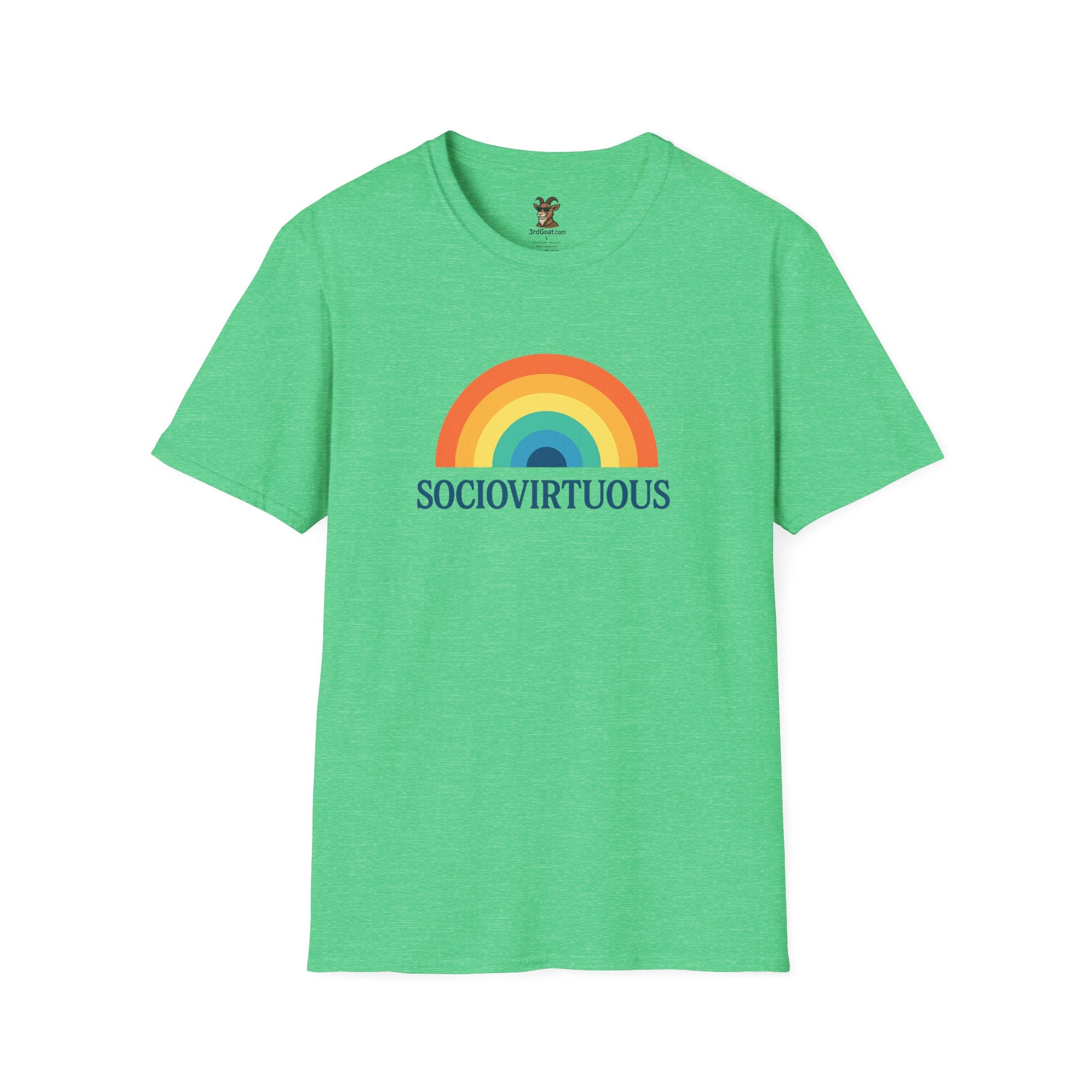 Copy of Introvirtuous Rainbow T-Shirt - Here by duty