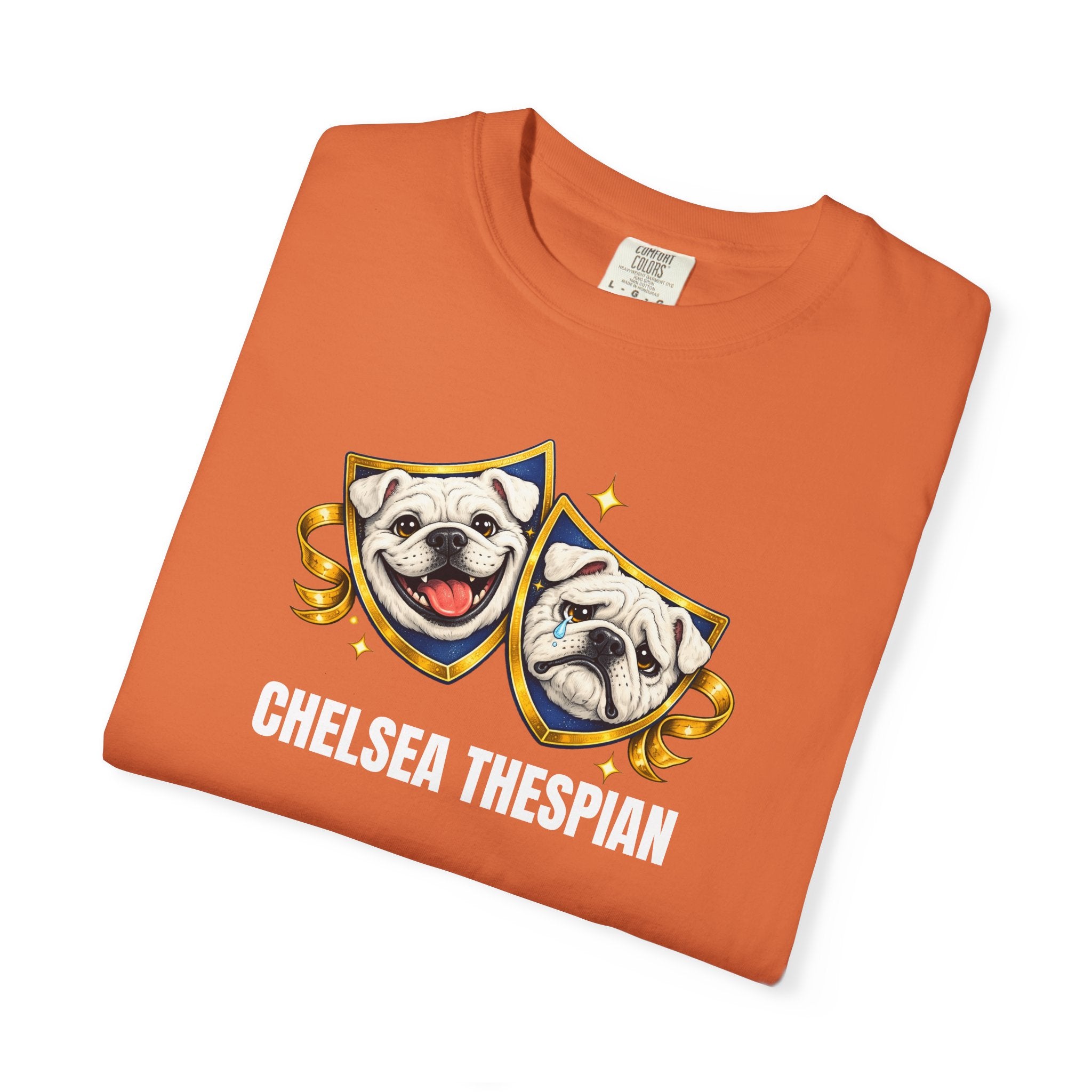 "Chelsea Thespian" Bullsdogs T-Shirt — Funny Voice Projection Tee