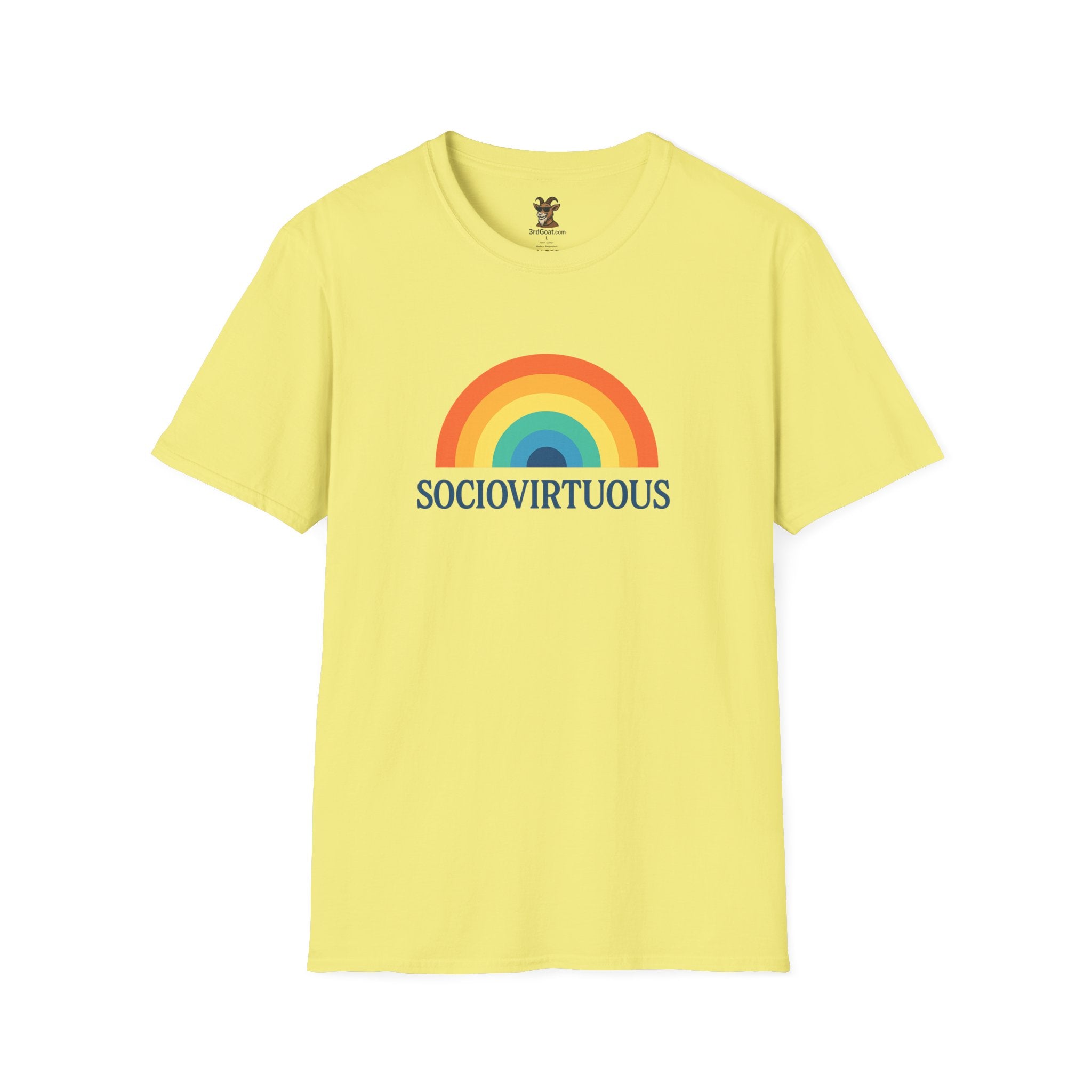 Copy of Introvirtuous Rainbow T-Shirt - Here by duty