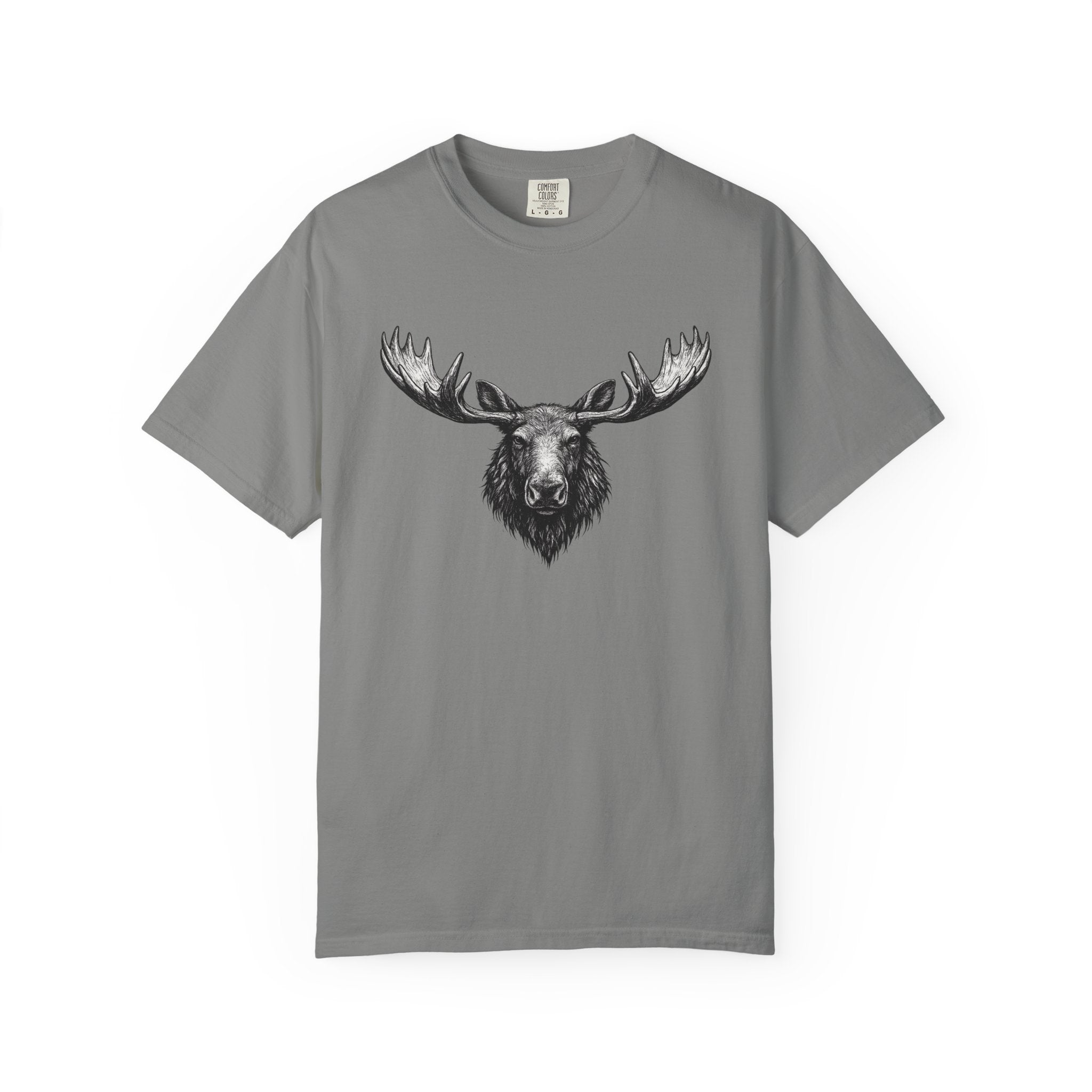 Vintage Moose Tee - Rugged Wildlife