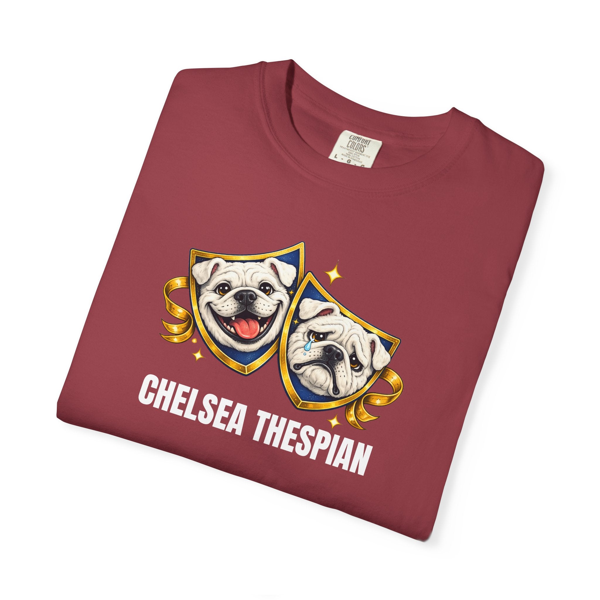 "Chelsea Thespian" Bullsdogs T-Shirt — Funny Voice Projection Tee