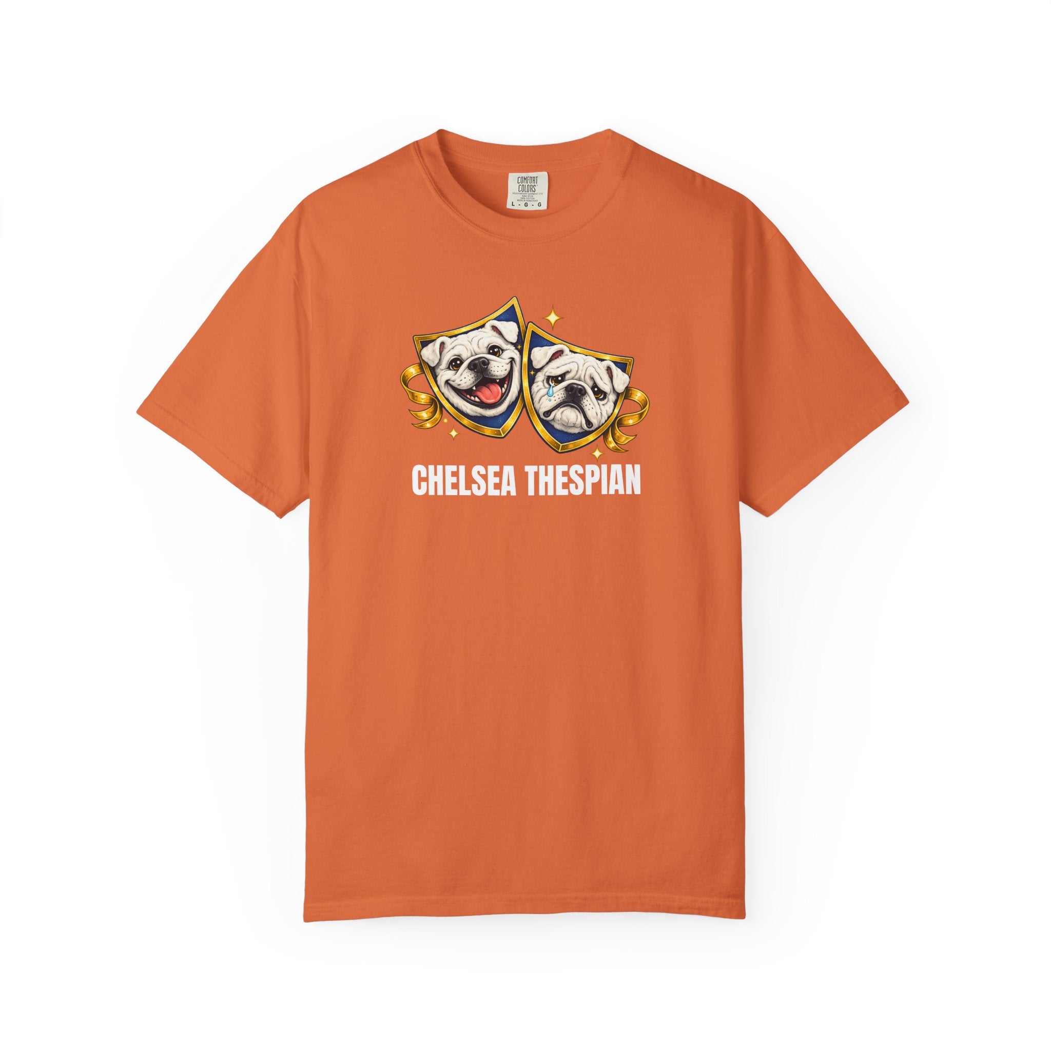 "Chelsea Thespian" Bullsdogs T-Shirt — Funny Voice Projection Tee