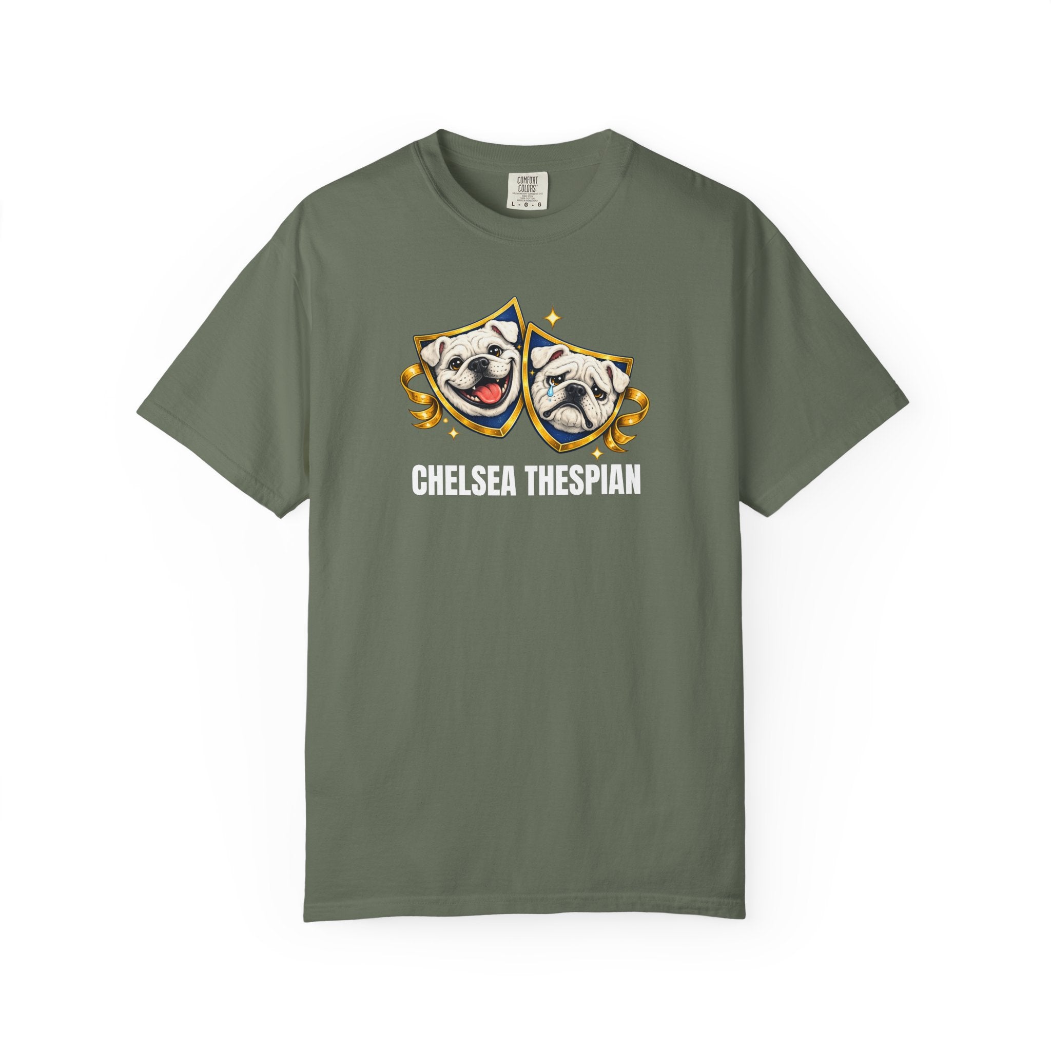 "Chelsea Thespian" Bullsdogs T-Shirt — Funny Voice Projection Tee