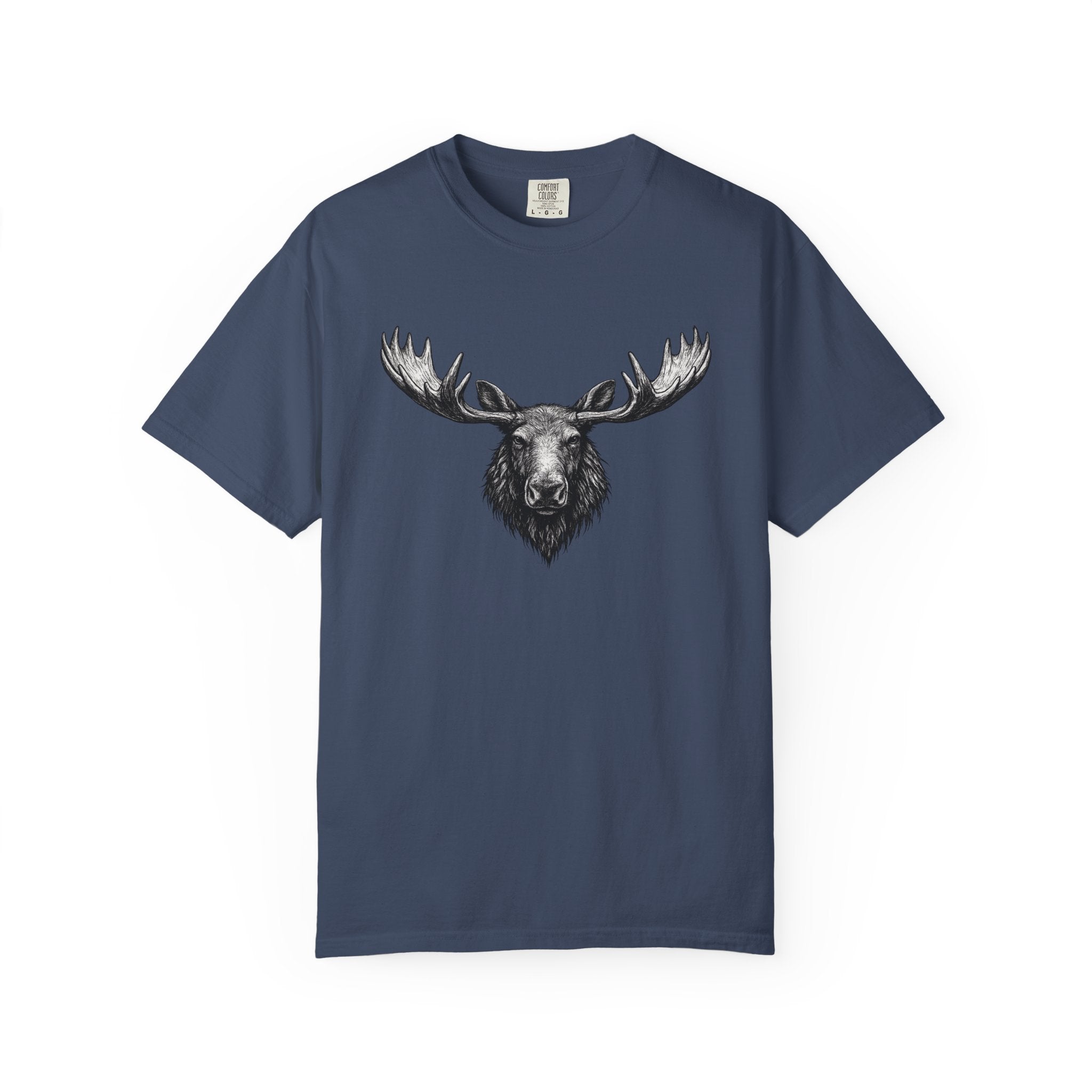 Vintage Moose Tee - Rugged Wildlife
